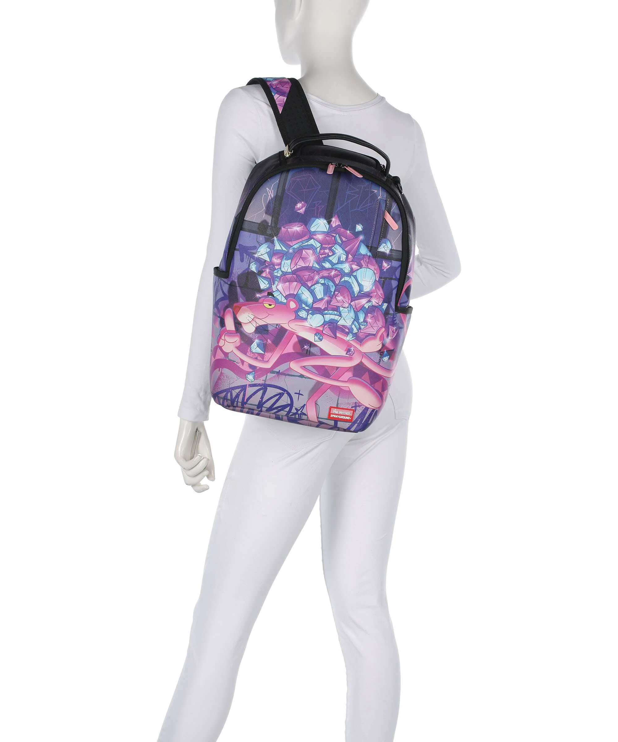 Sprayground Pink Panther Diamond Heist Backpack multicolour - Image 3