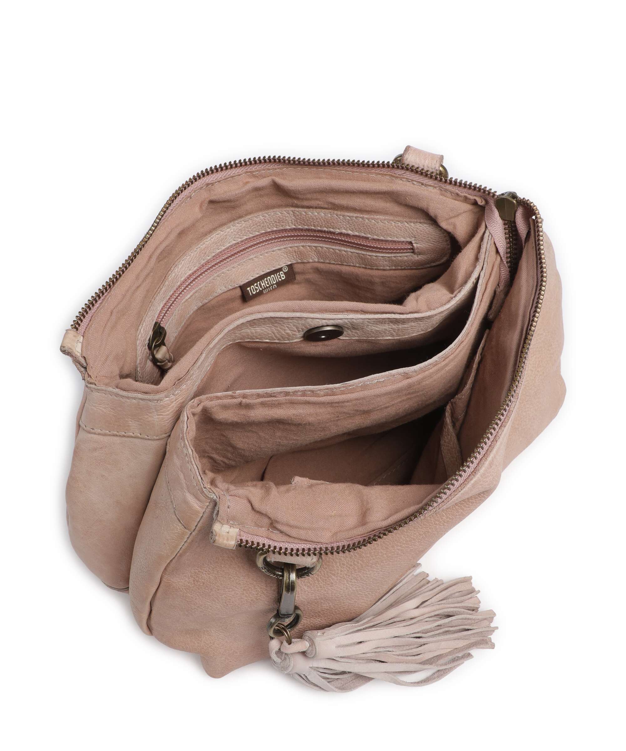 Taschendieb Wien Kaiserstrasse 17 Crossbody bag linen rose - Image 5