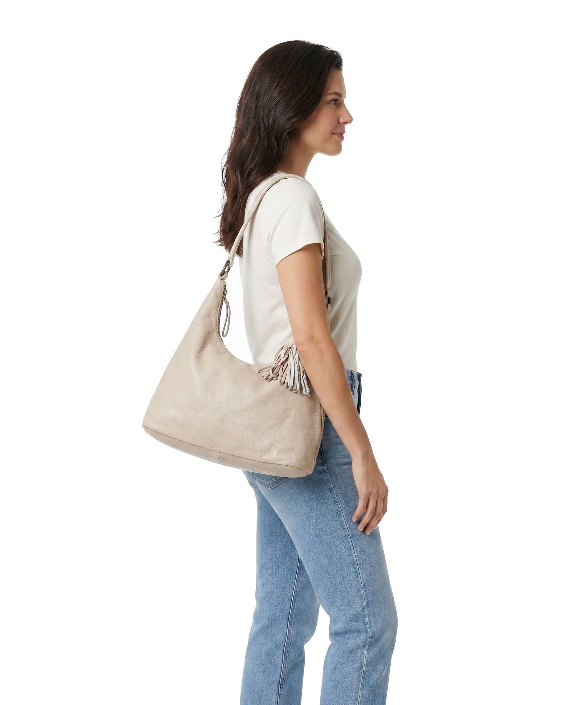 Taschendieb Wien Löwengasse 5xx Hobo bag creme - Image 3