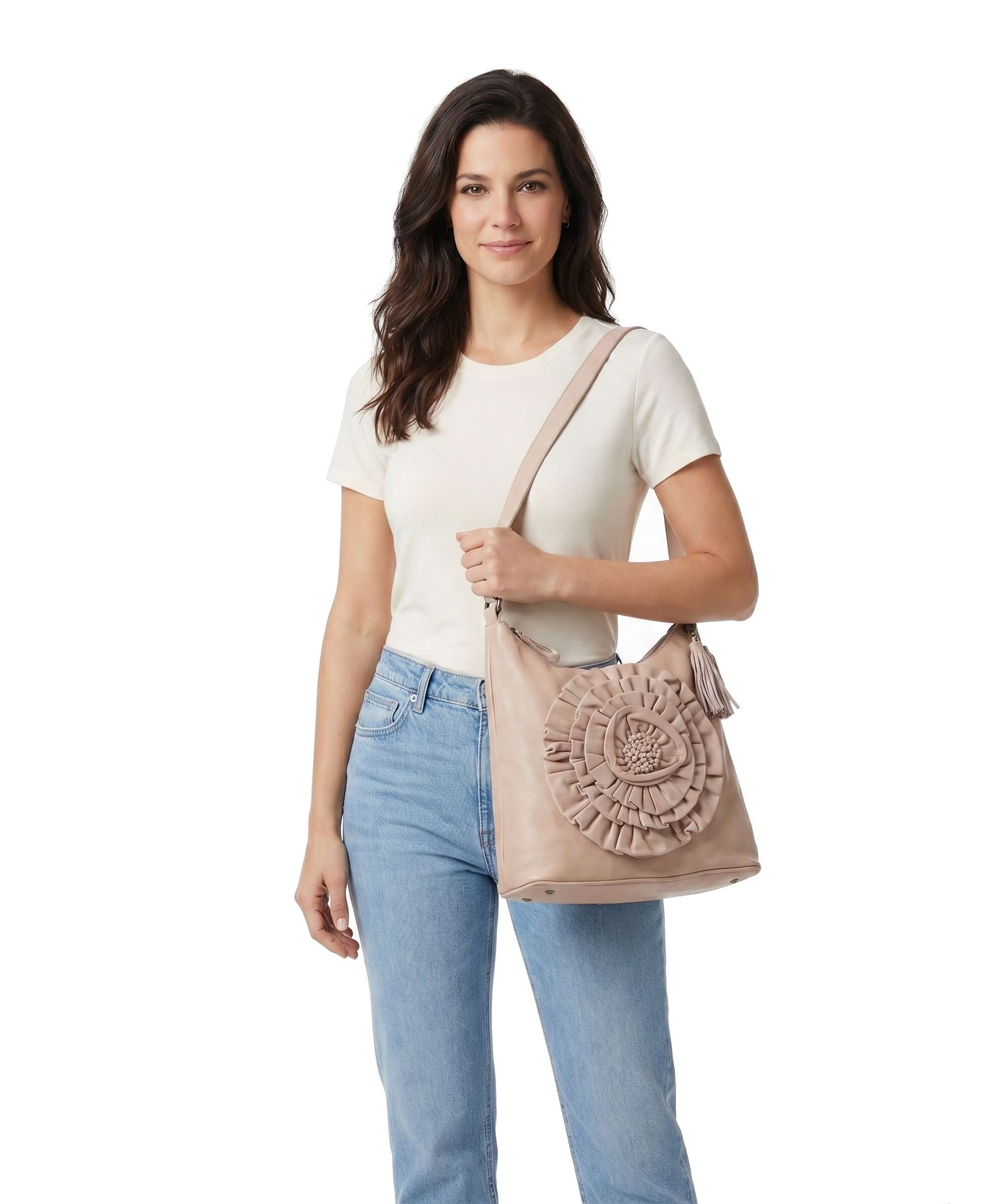 Taschendieb Wien Rosenhügelstrasse 1 Hobo bag linen rose - Image 3