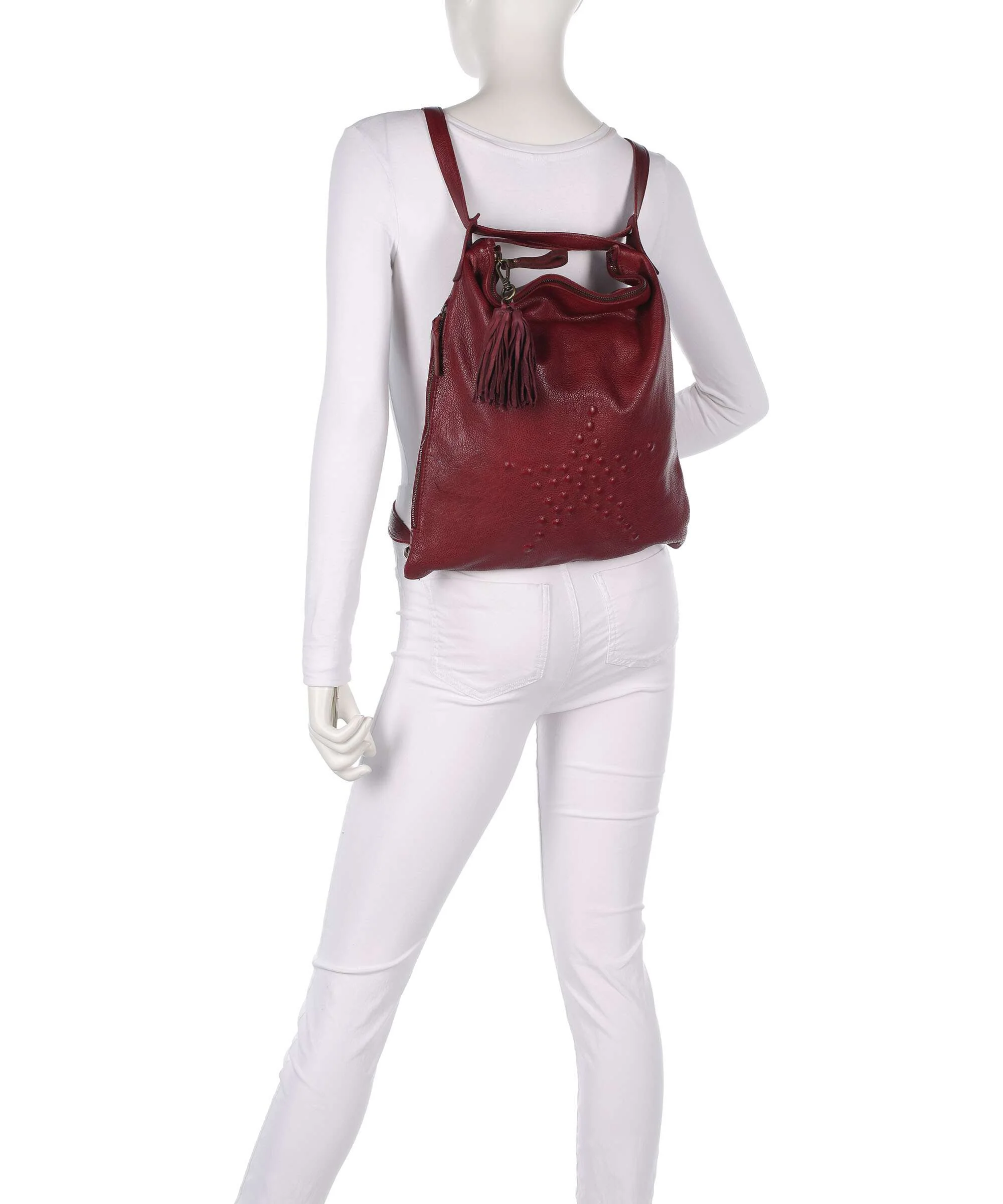Taschendieb Wien Sternbergstrasse 4 Backpack bag red burgundy - Image 3
