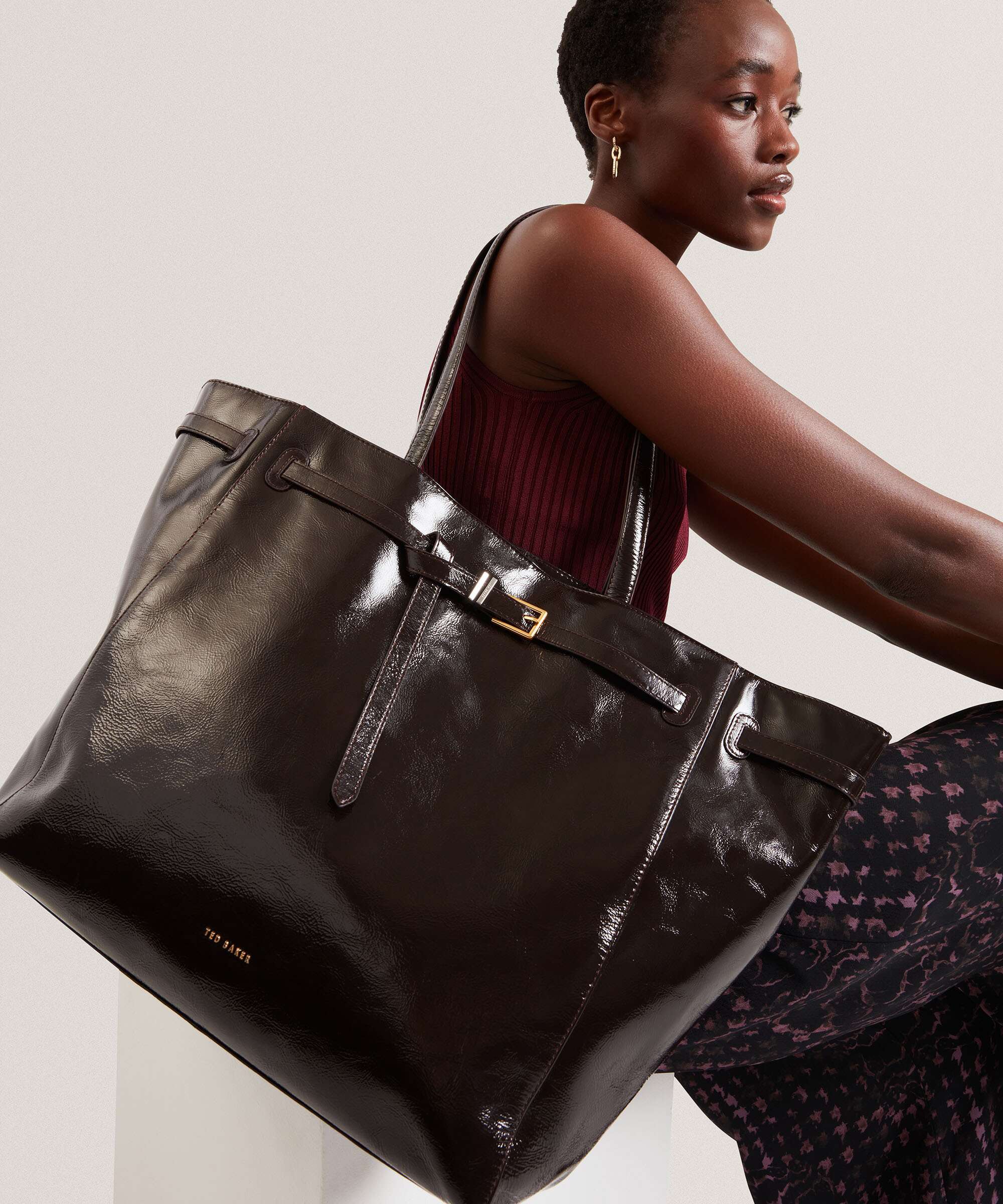 Ted Baker Ccarmen Tote bag brown/chocolate - Image 3