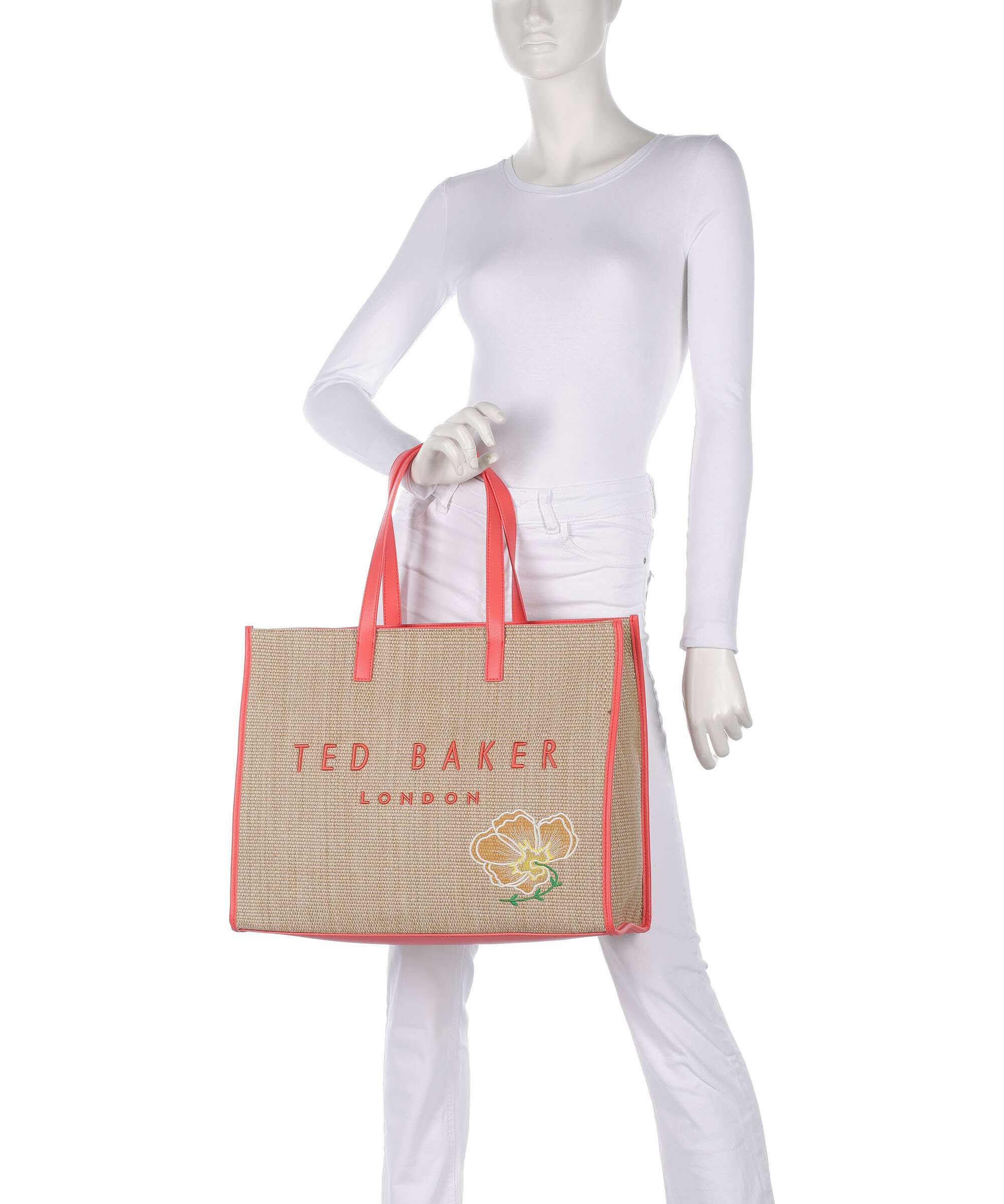 Ted Baker Floraff Tote bag orange - Image 3