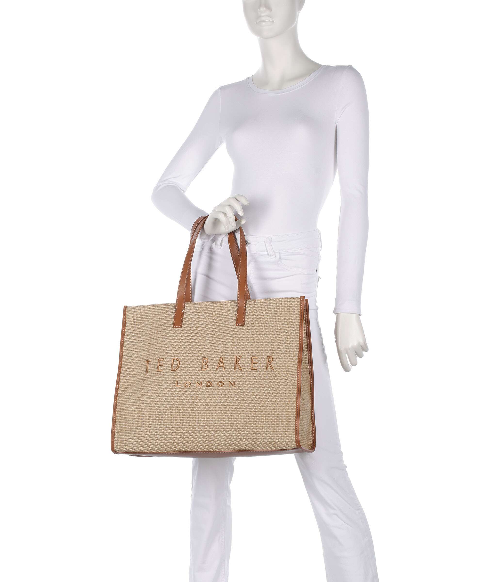 Ted Baker Pallmer Tote bag taupe - Image 3