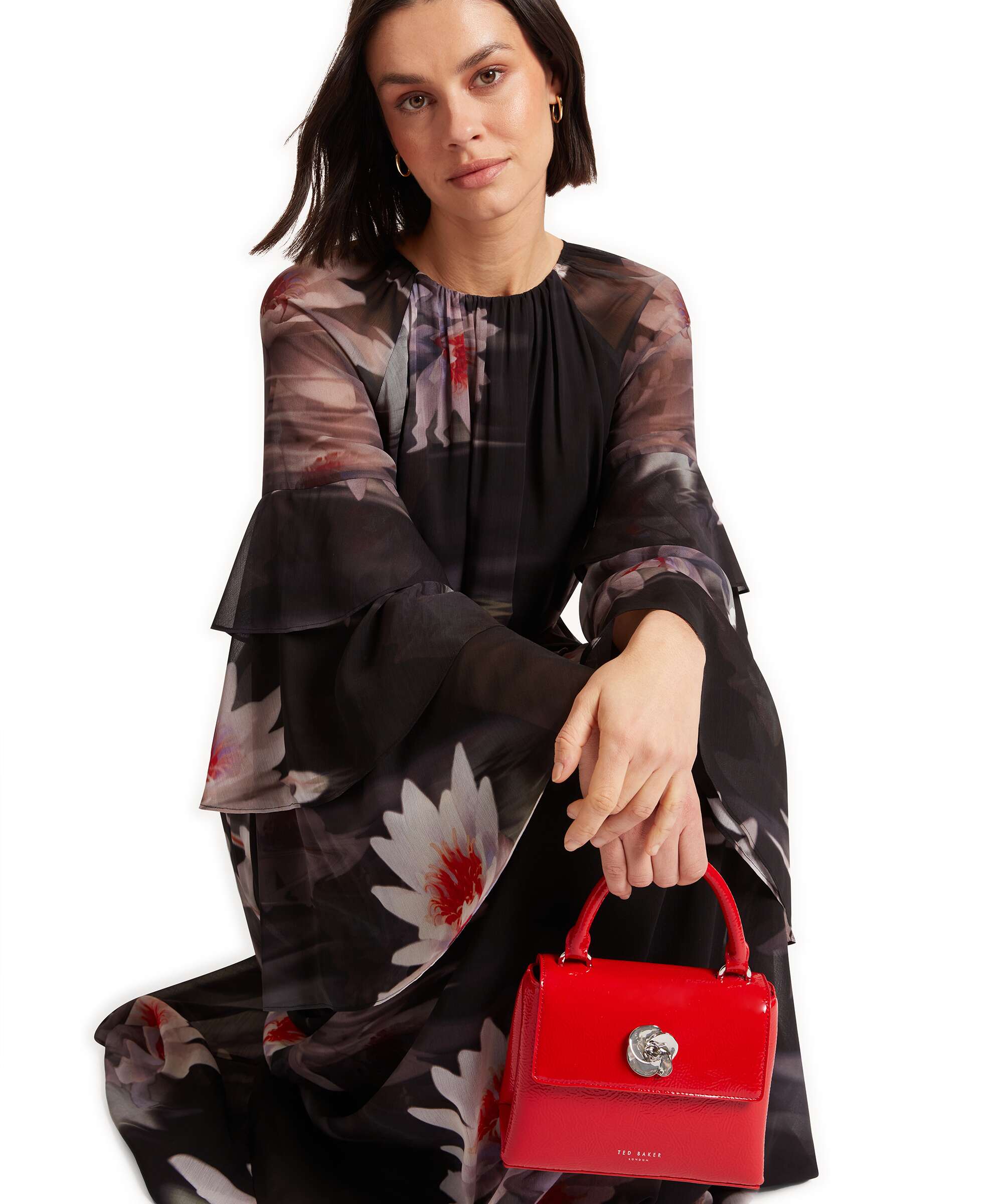 Ted Baker Roseau Handbag red - Image 3