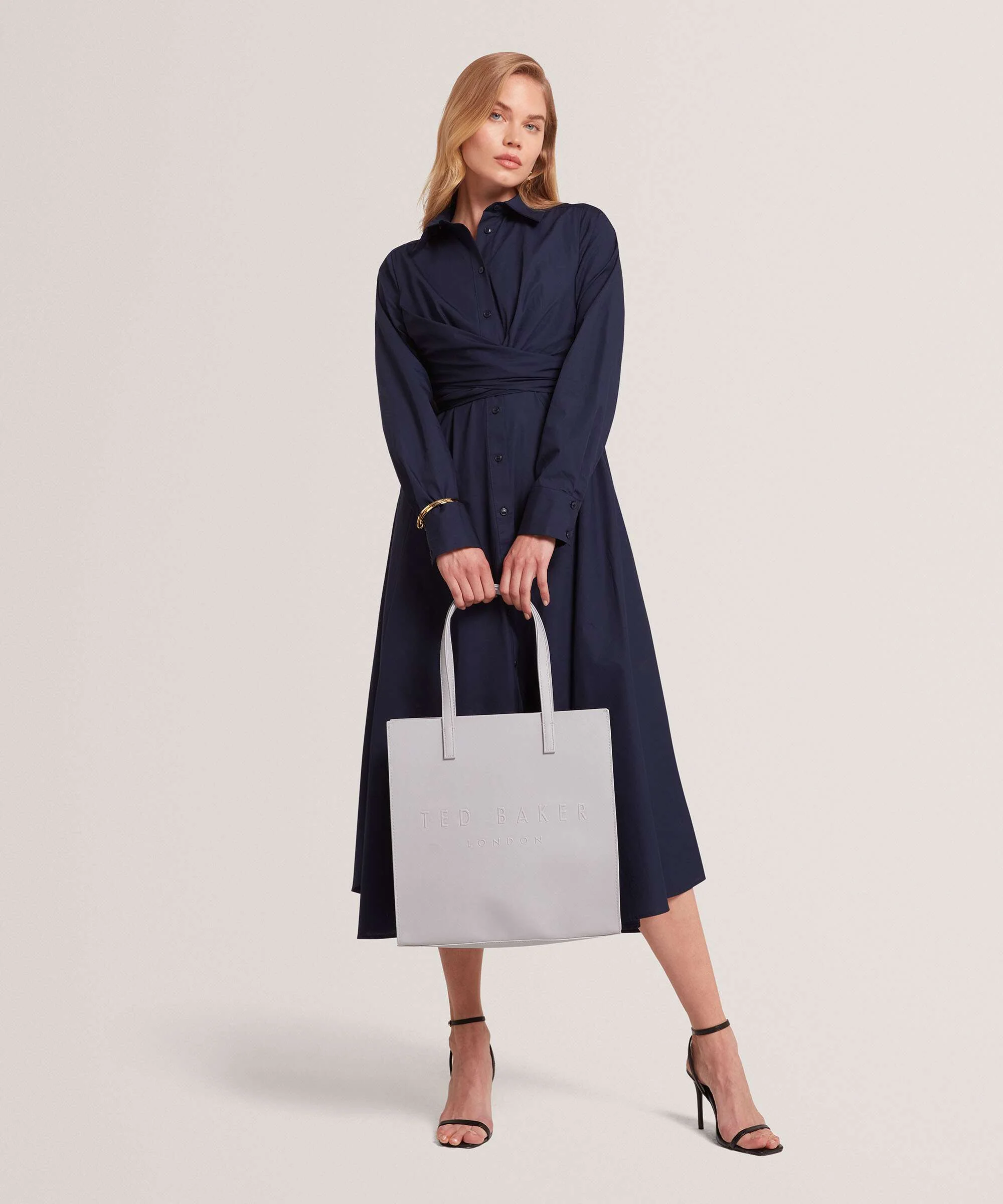 Ted Baker Soocon Tote bag light grey - Image 3