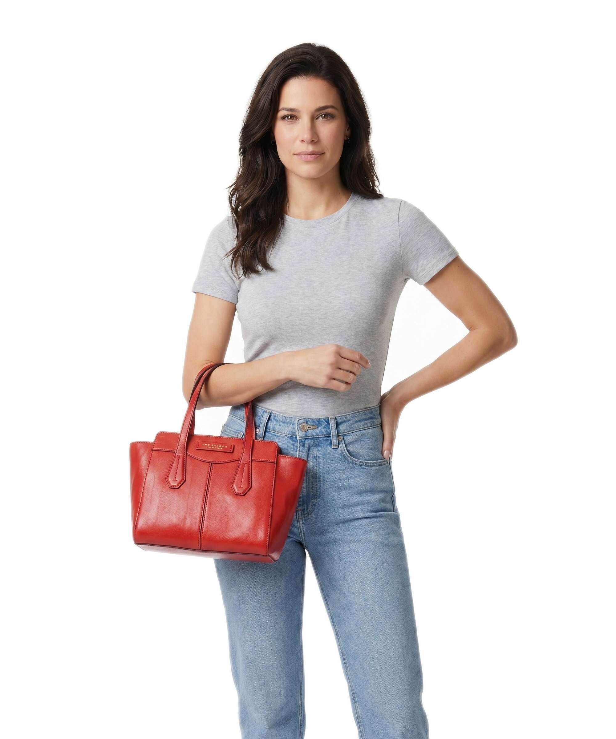 The Bridge Gloria Handbag arancio bruciato/oro - Image 3