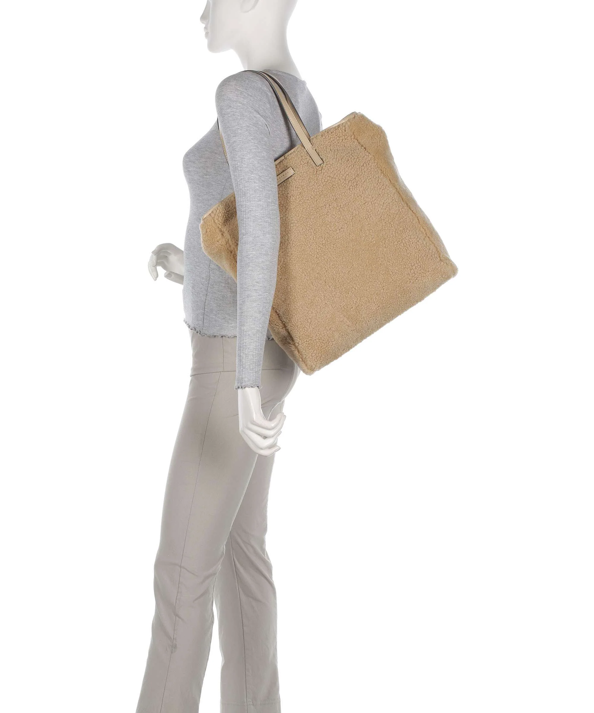 The Bridge Mirra Wow Tote bag butter - Image 3