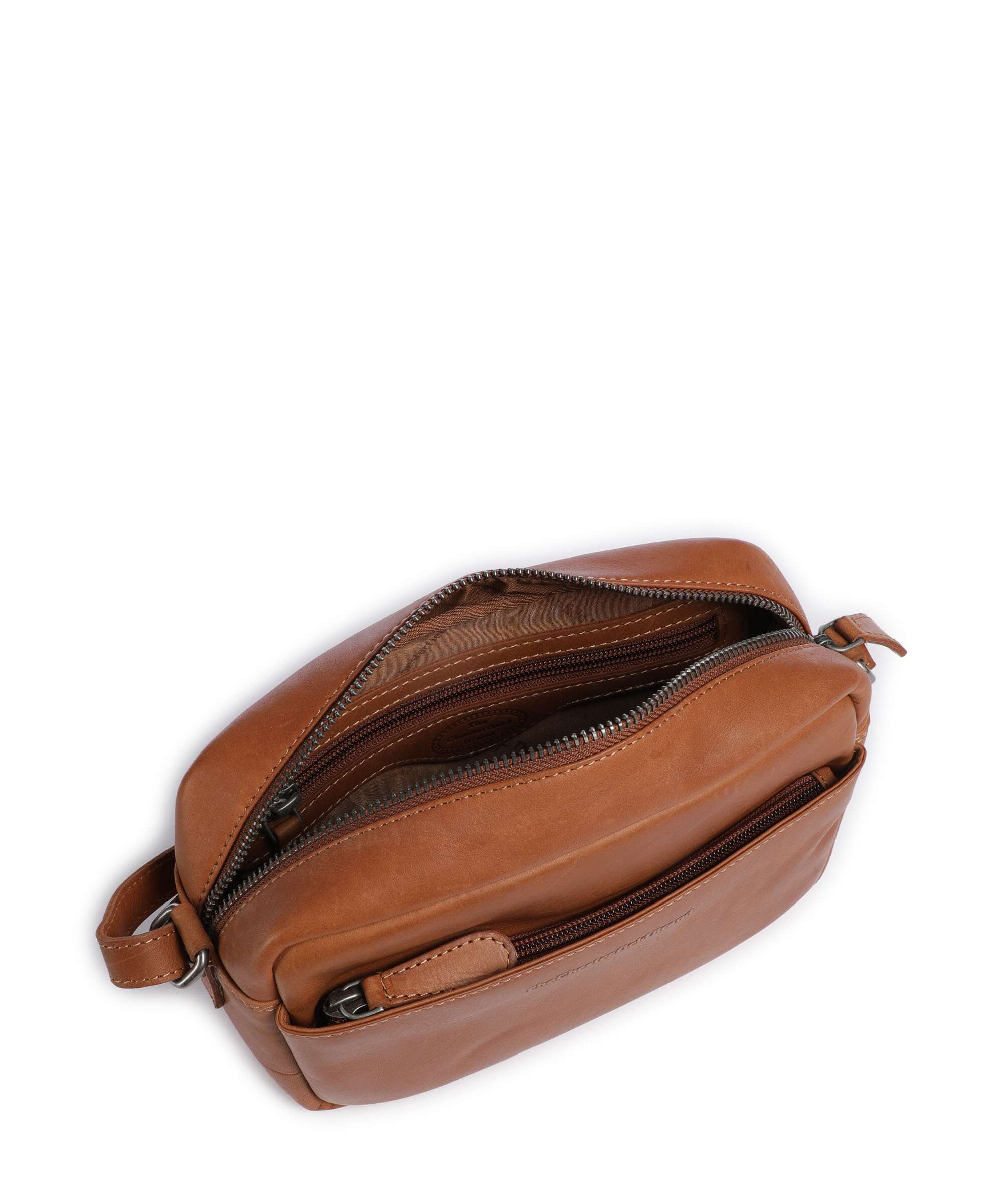 The Chesterfield Brand Cow Wax Pull Up Arona Crossbody bag cognac - Image 6