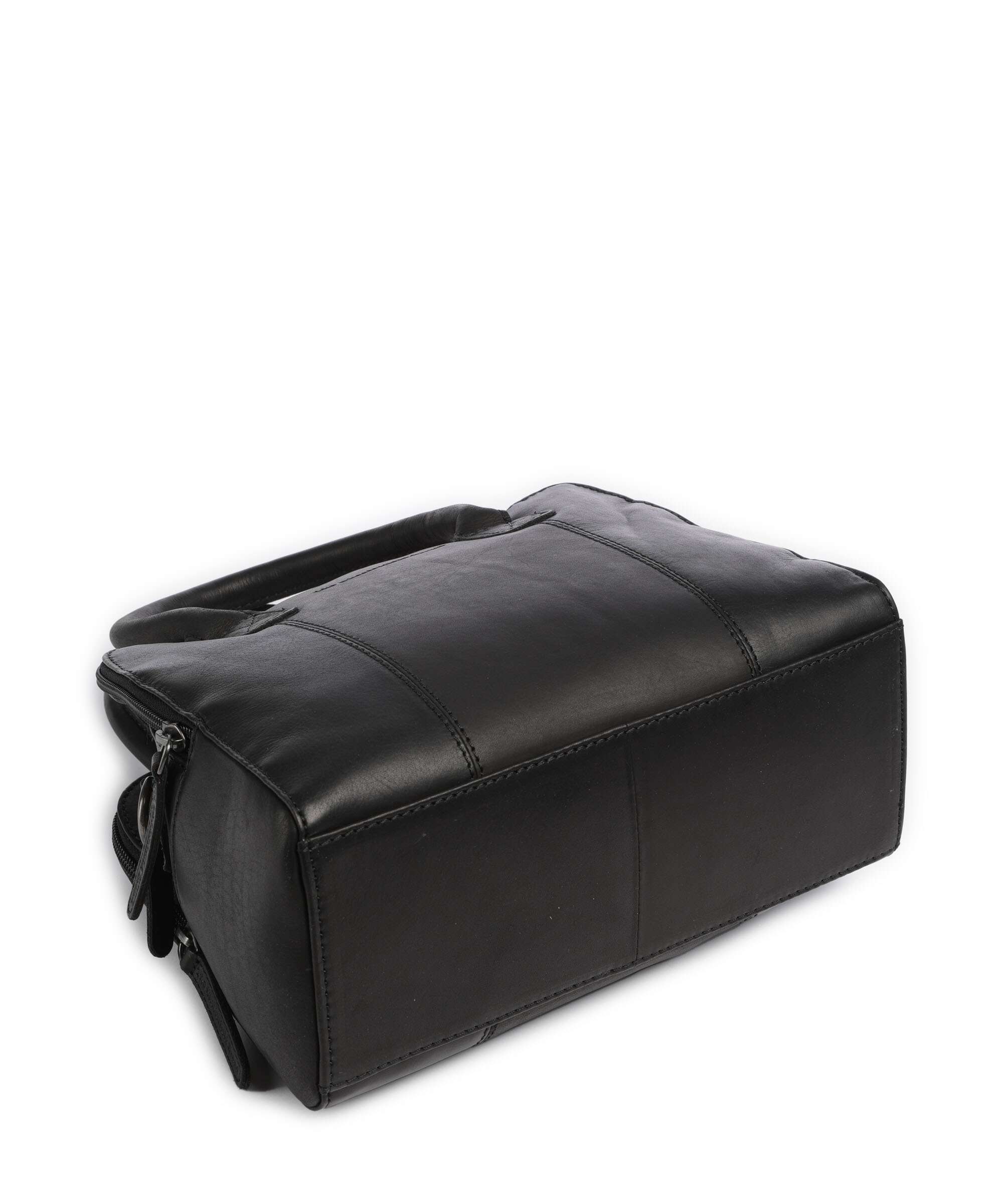 The Chesterfield Brand Cow Wax Pull Up Ezra Handbag black - Image 5