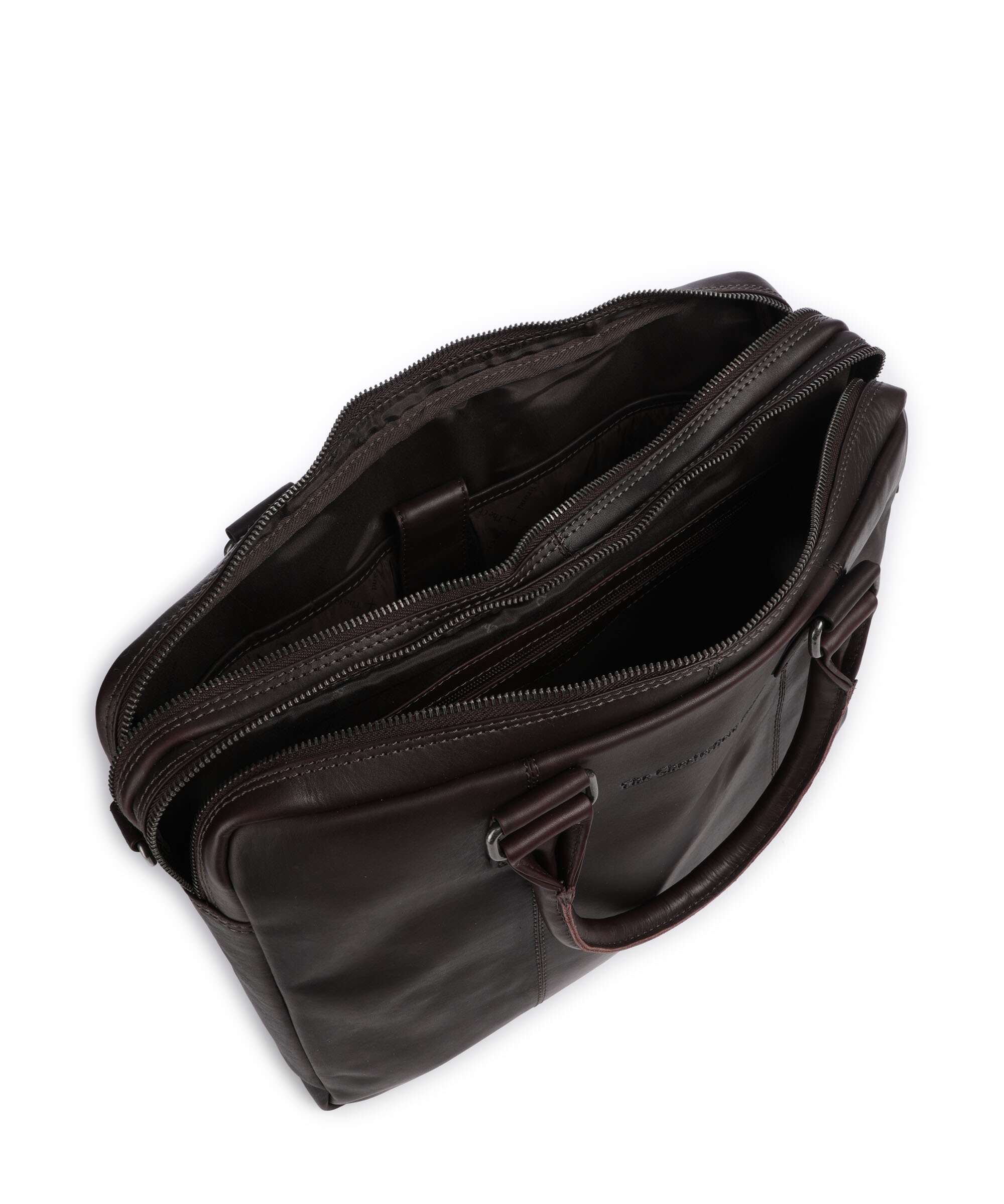 The Chesterfield Brand Cow Wax Pull Up Fabian Briefcase brown - Image 6