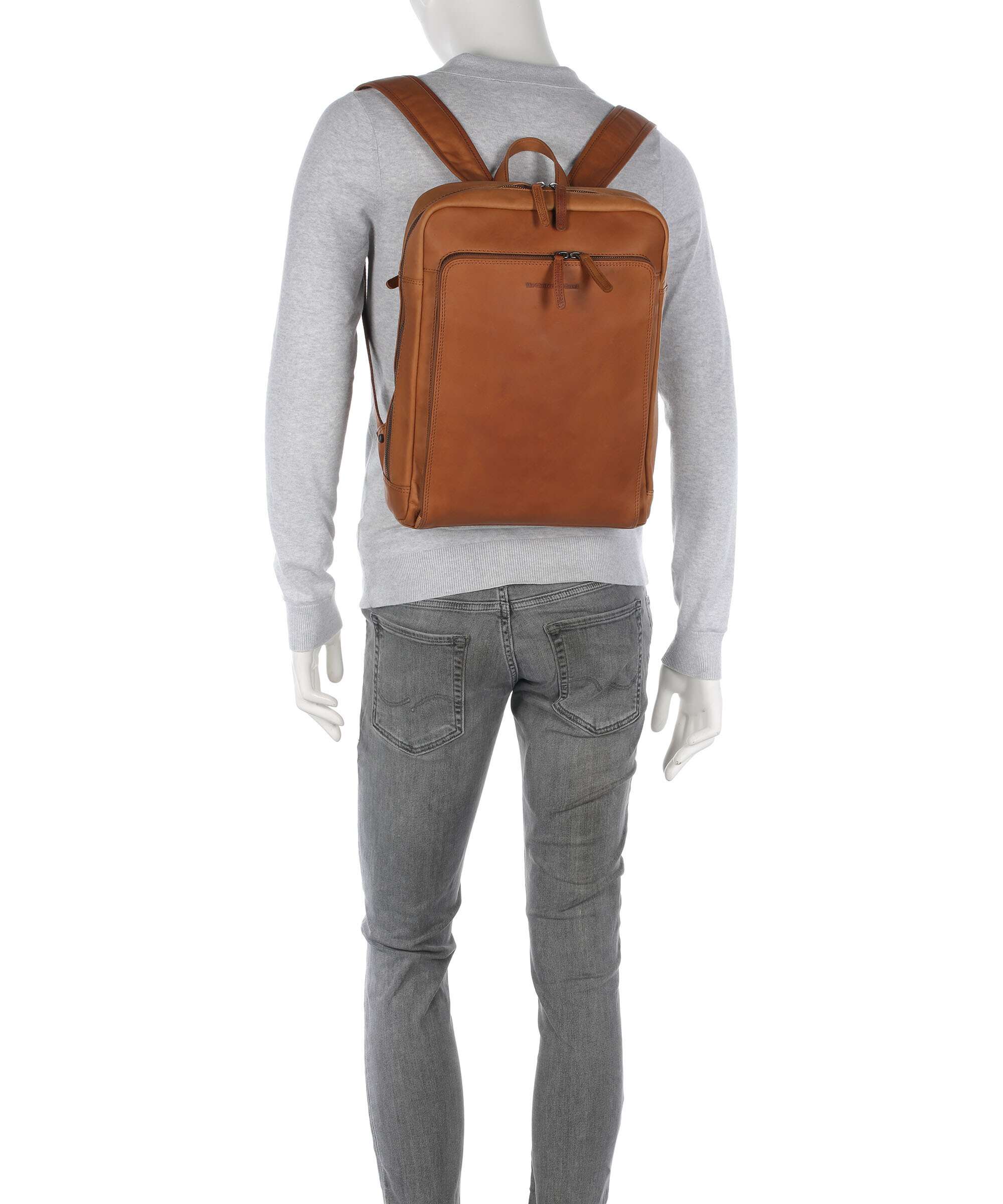 The Chesterfield Brand Cow Wax Pull Up Jasper Backpack cognac - Image 3