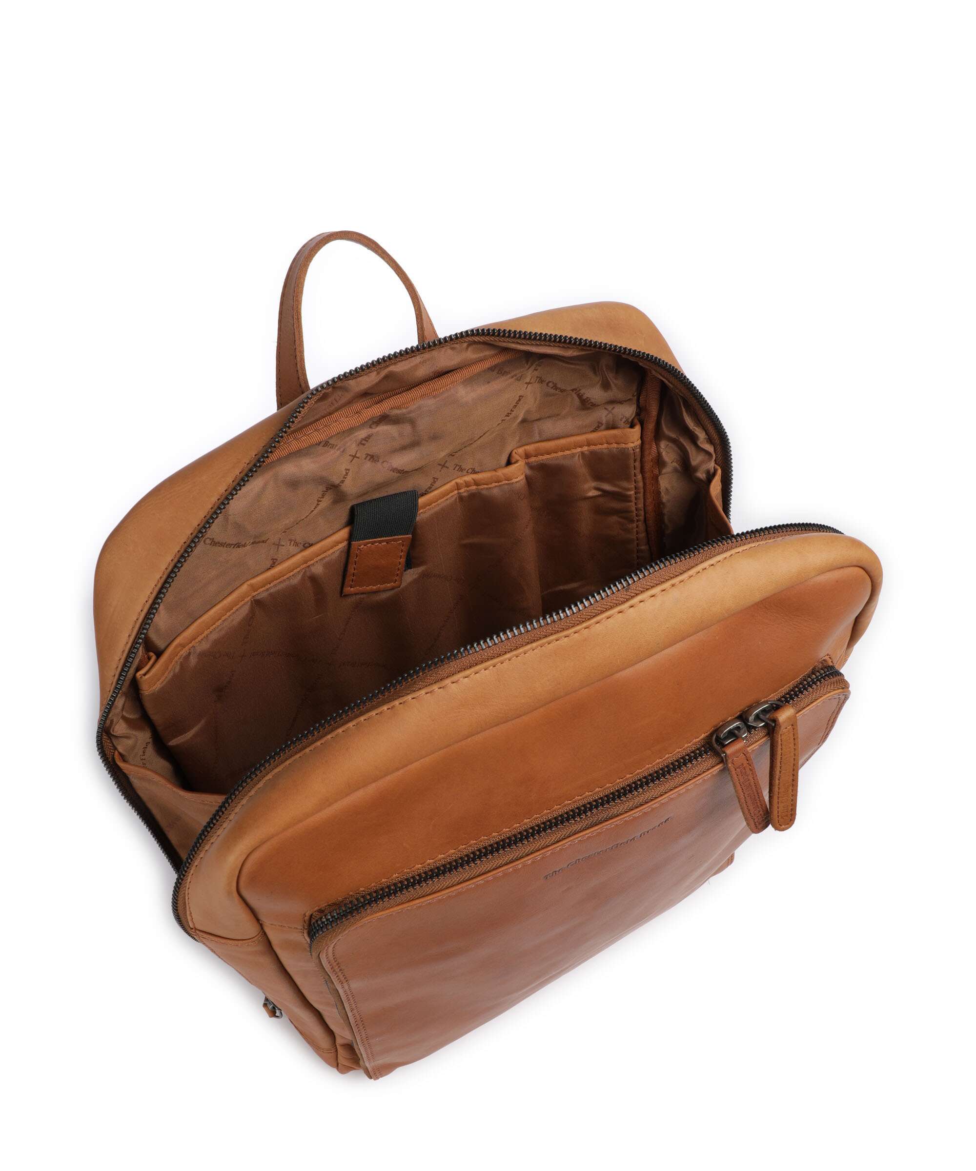 The Chesterfield Brand Cow Wax Pull Up Jasper Backpack cognac - Image 5