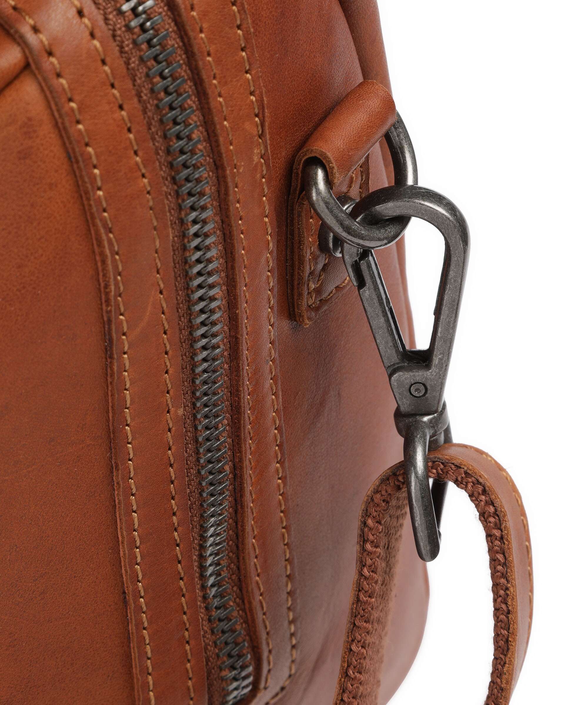 The Chesterfield Brand Cow Wax Pull Up Langton Handbag cognac - Image 4