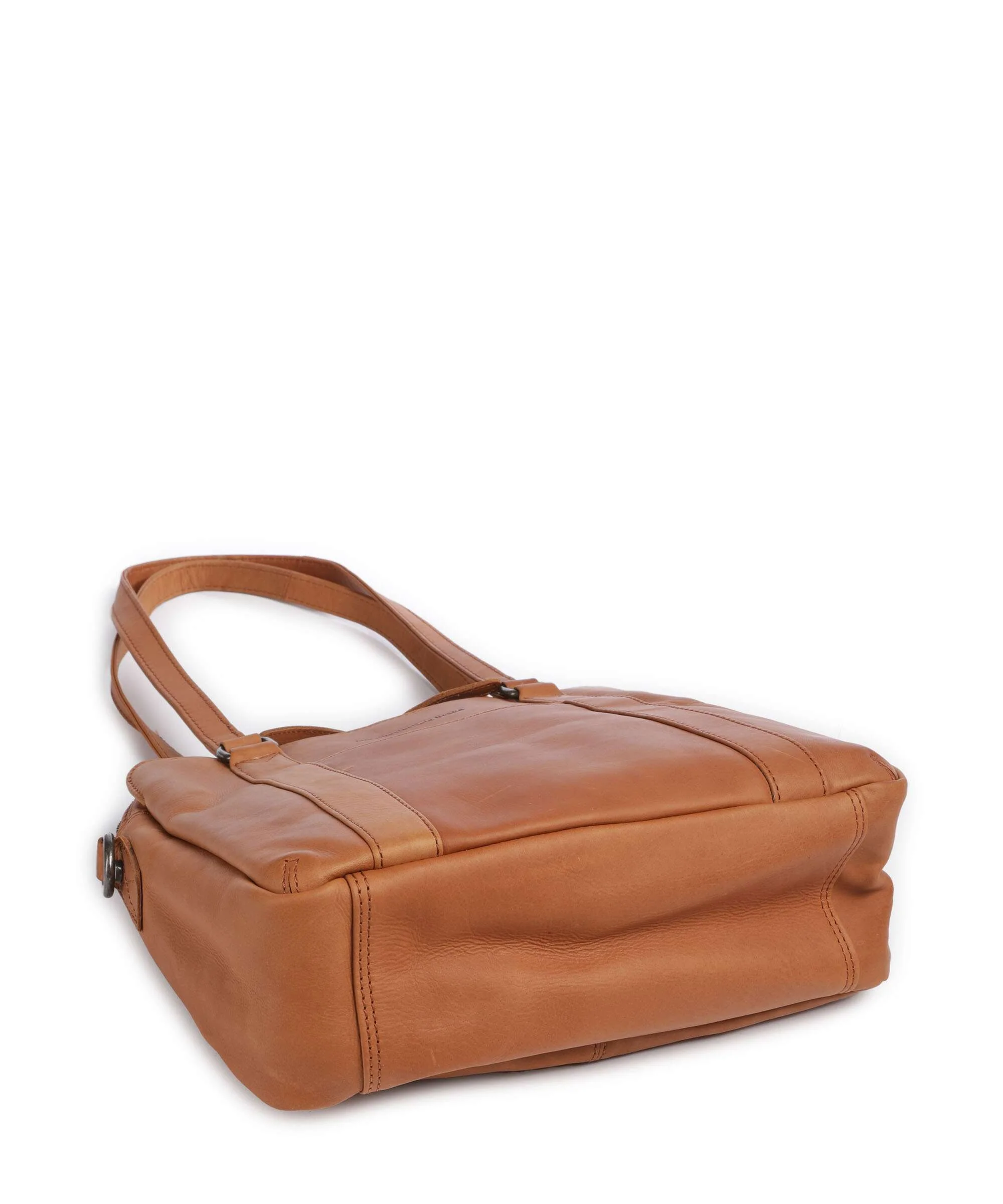 The Chesterfield Brand Cow Wax Pull Up Porlezza Shoulder bag cognac - Image 5