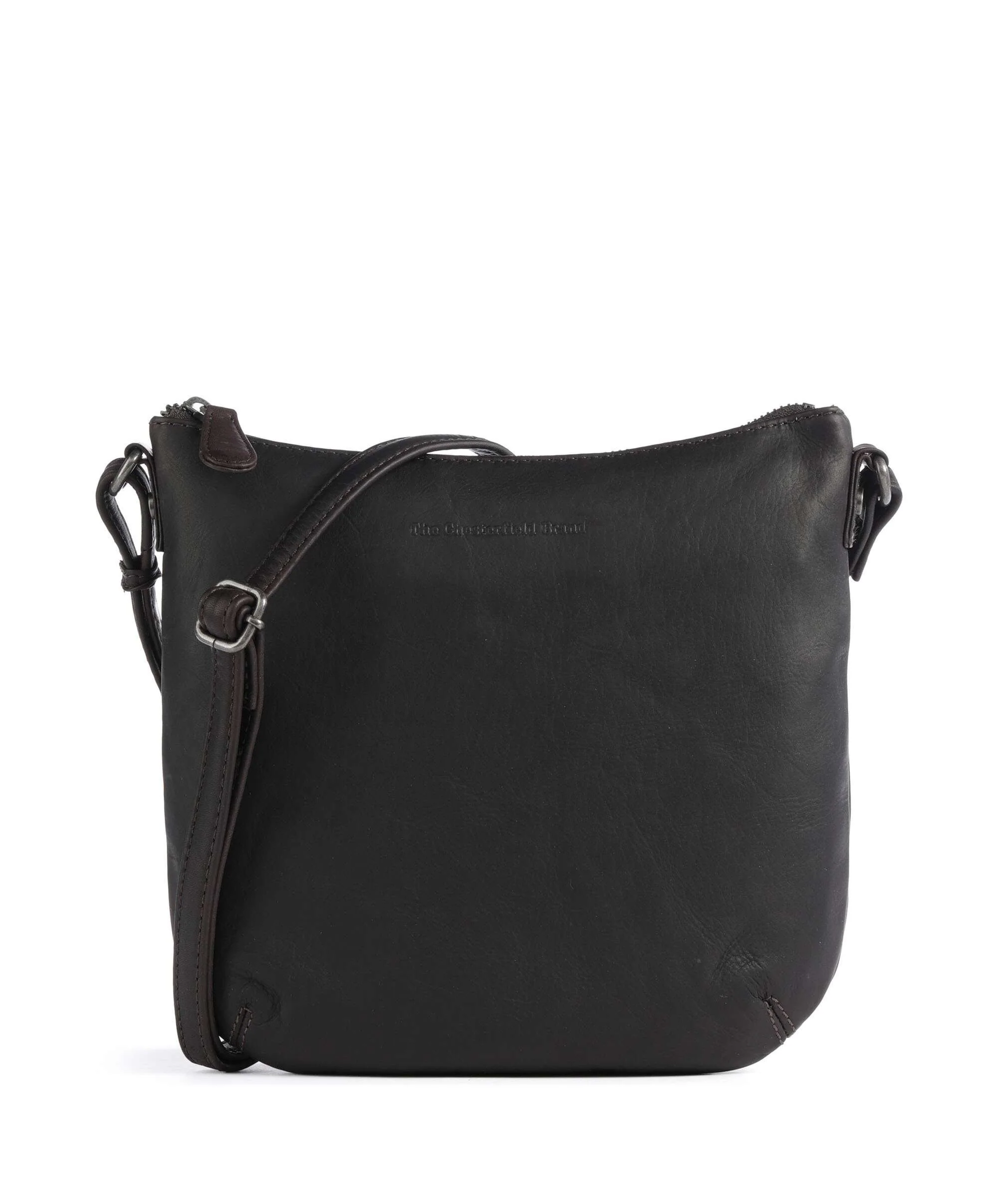 The Chesterfield Brand Cow Wax Pull Up Redding Crossbody bag brown