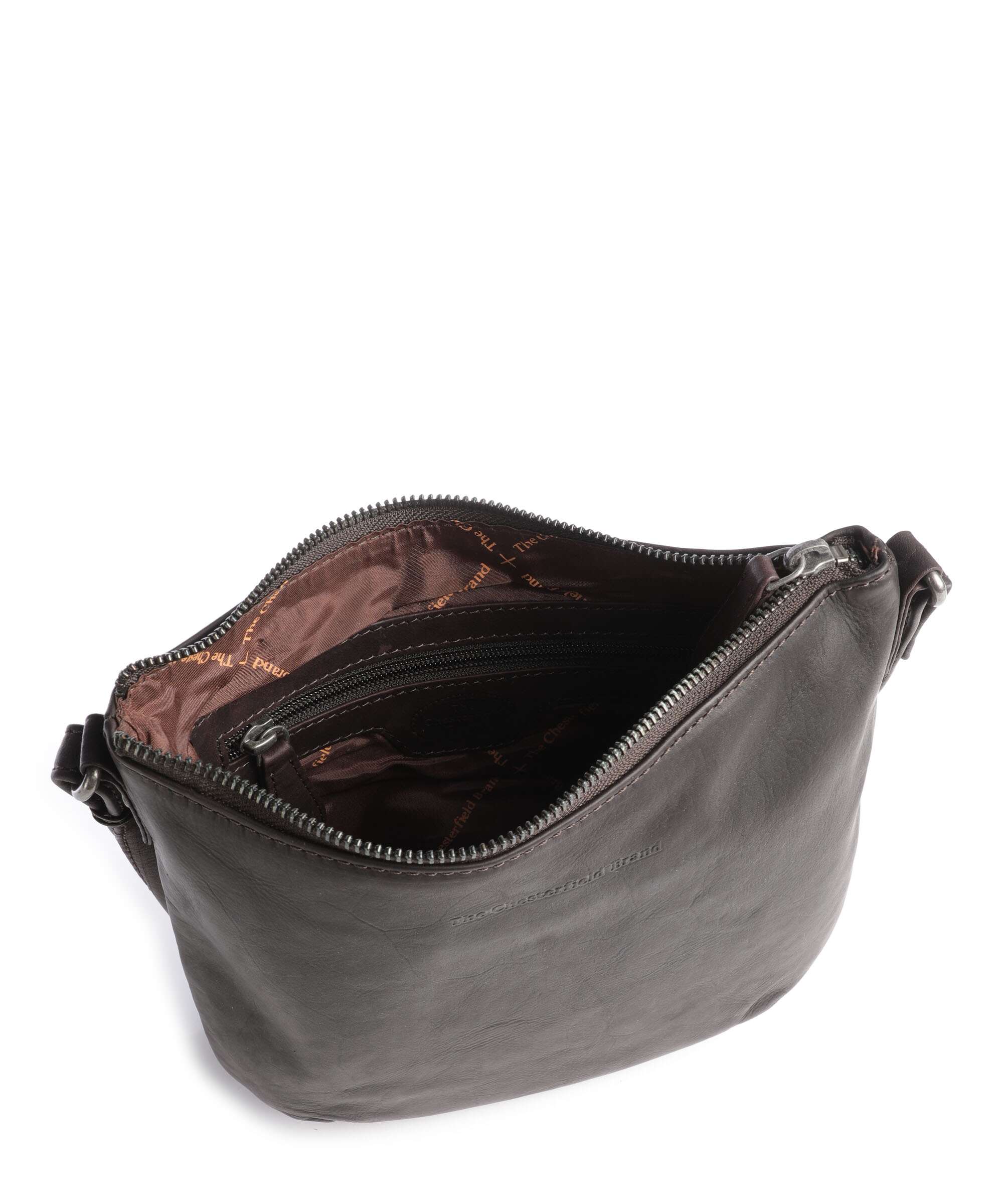 The Chesterfield Brand Cow Wax Pull Up Redding Crossbody bag brown - Image 5