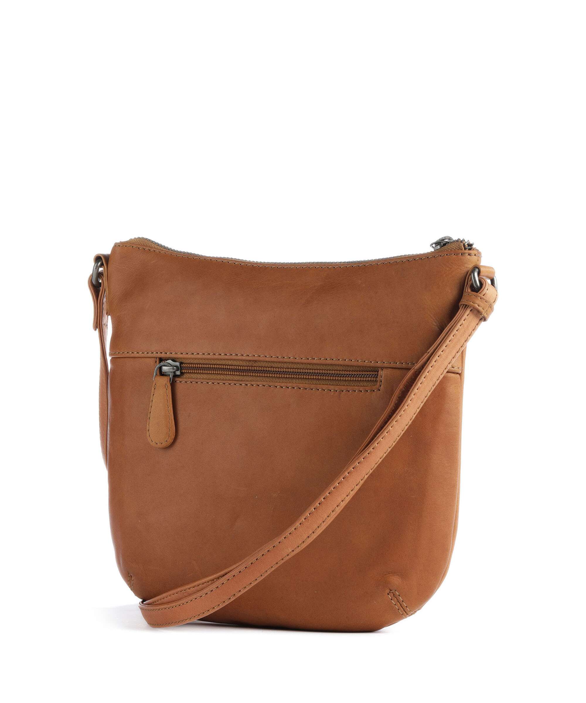The Chesterfield Brand Cow Wax Pull Up Redding Crossbody bag cognac - Image 2