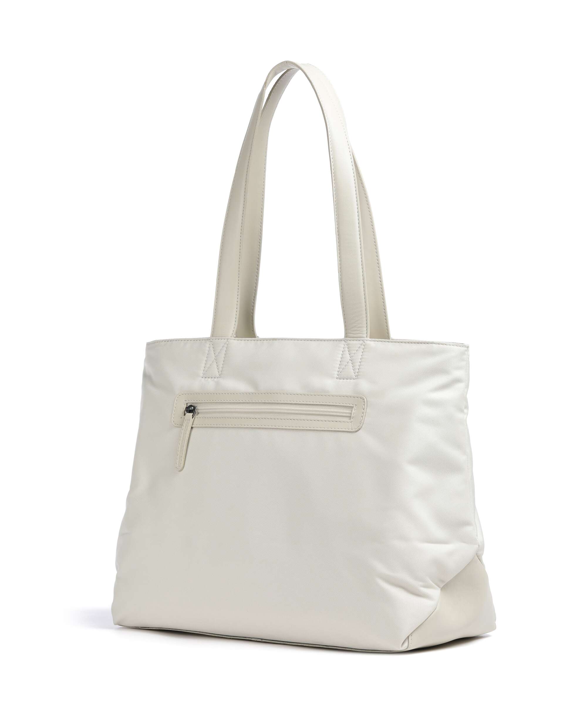 The Chesterfield Brand Nylon Wax Pull Up Otta Tote bag off white - Image 2