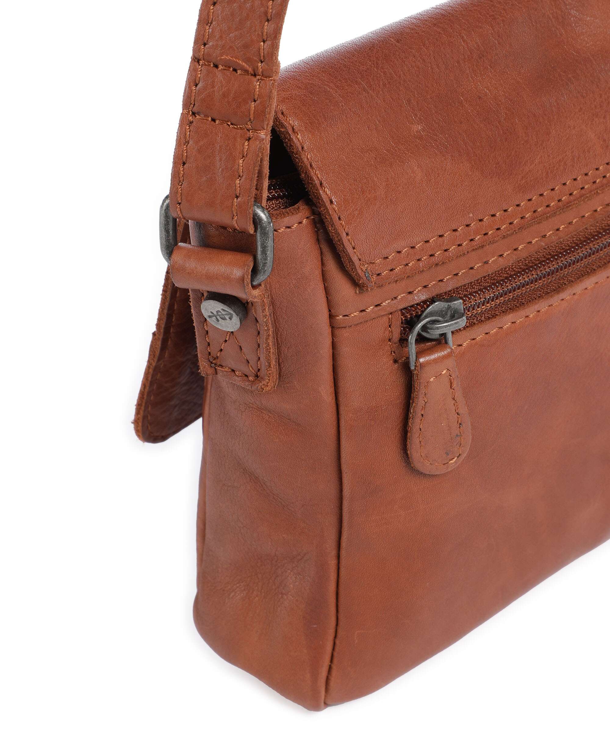 The Chesterfield Brand Washed Waxed Cow Ann Crossbody bag cognac - Image 4