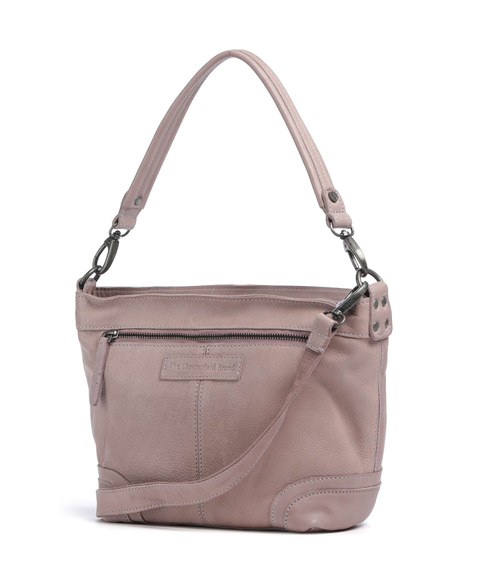 The Chesterfield Brand Washed Waxed Cow Lucy Shoulder bag lavender lilac - Image 2