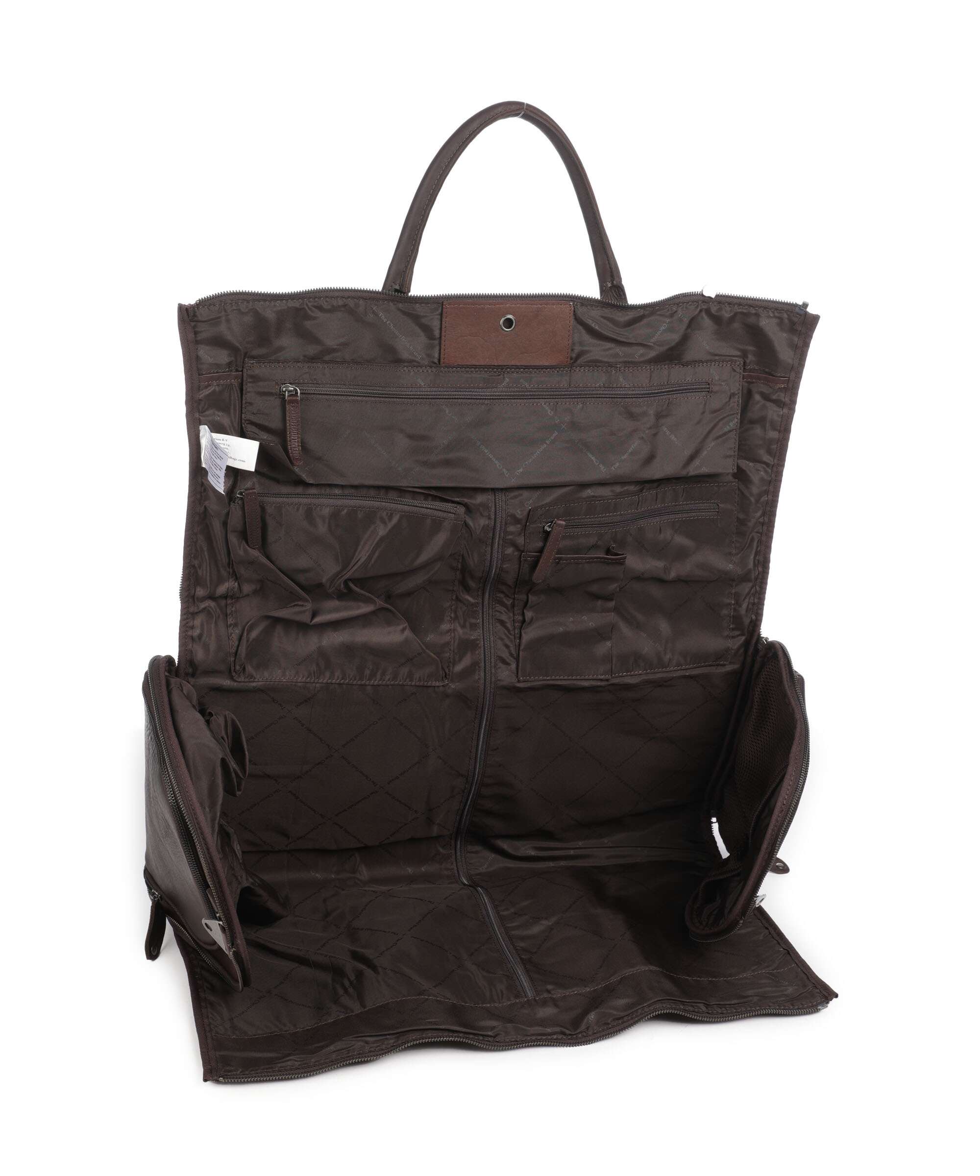 The Chesterfield Brand Wax Pull Up Cow Finlay Weekend bag brown - Image 5