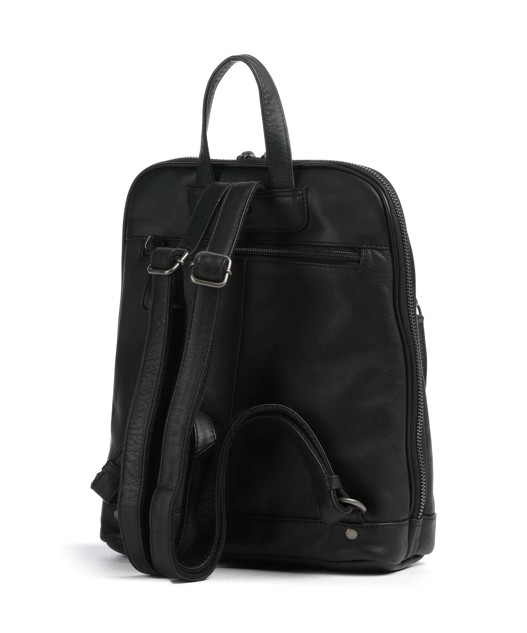 The Chesterfield Brand Wax Pull Up Cow Floran Backpack black - Image 2