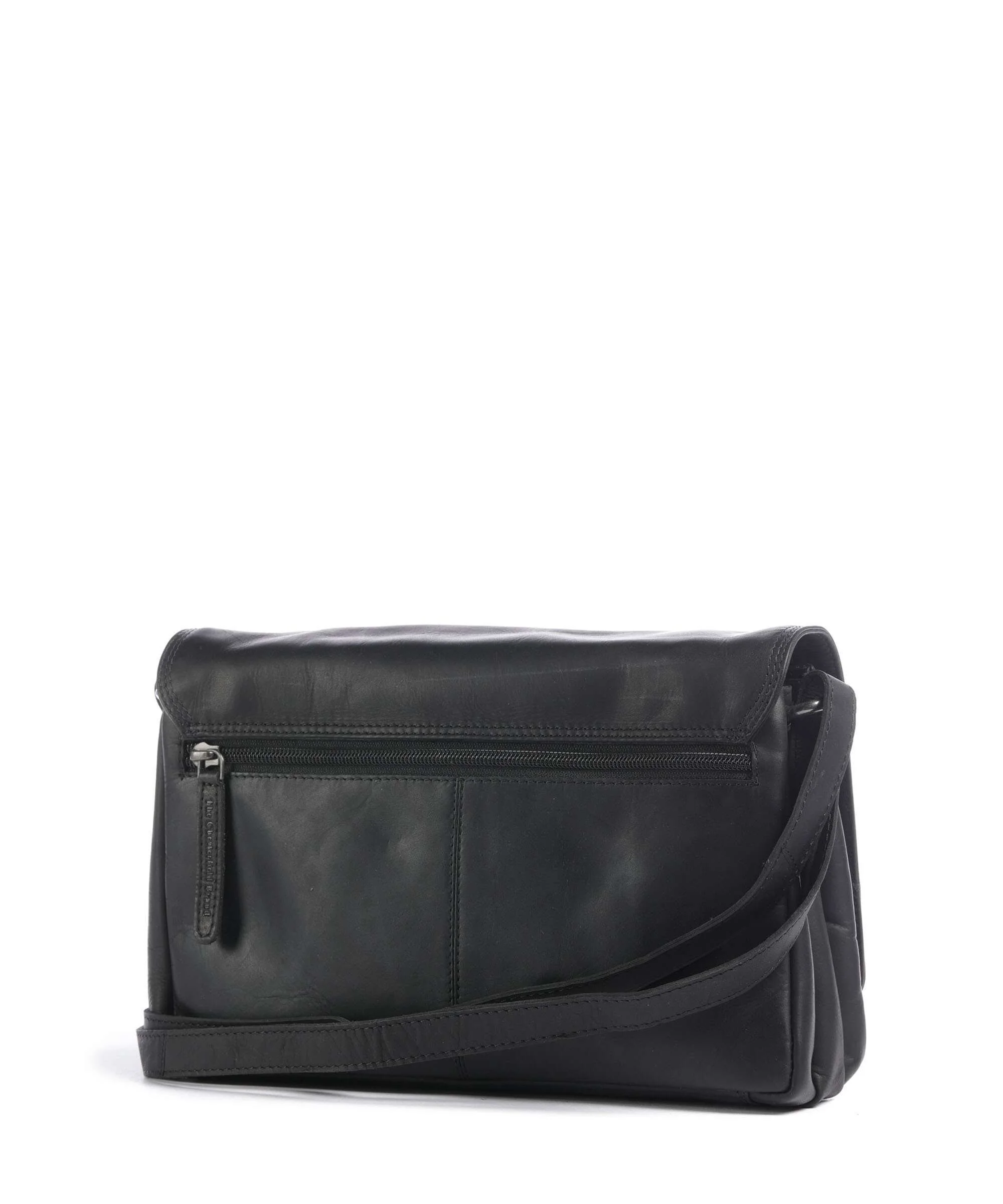 The Chesterfield Brand Wax Pull Up Cow Laverton Crossbody bag black - Image 2