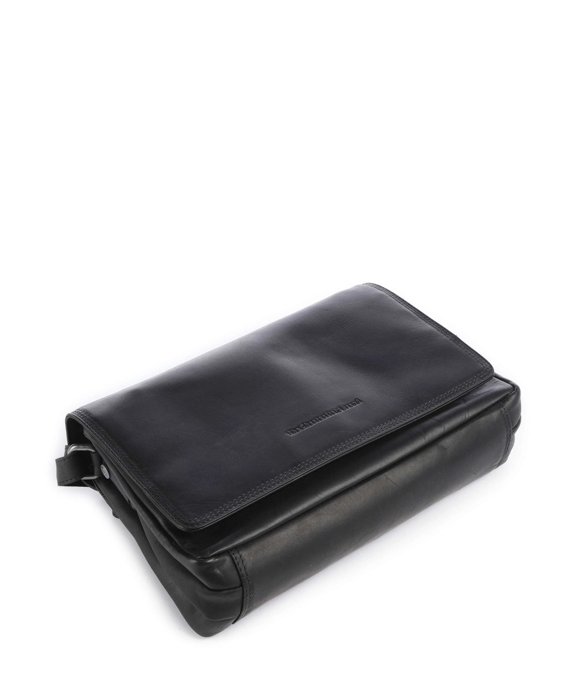 The Chesterfield Brand Wax Pull Up Cow Laverton Crossbody bag black - Image 5