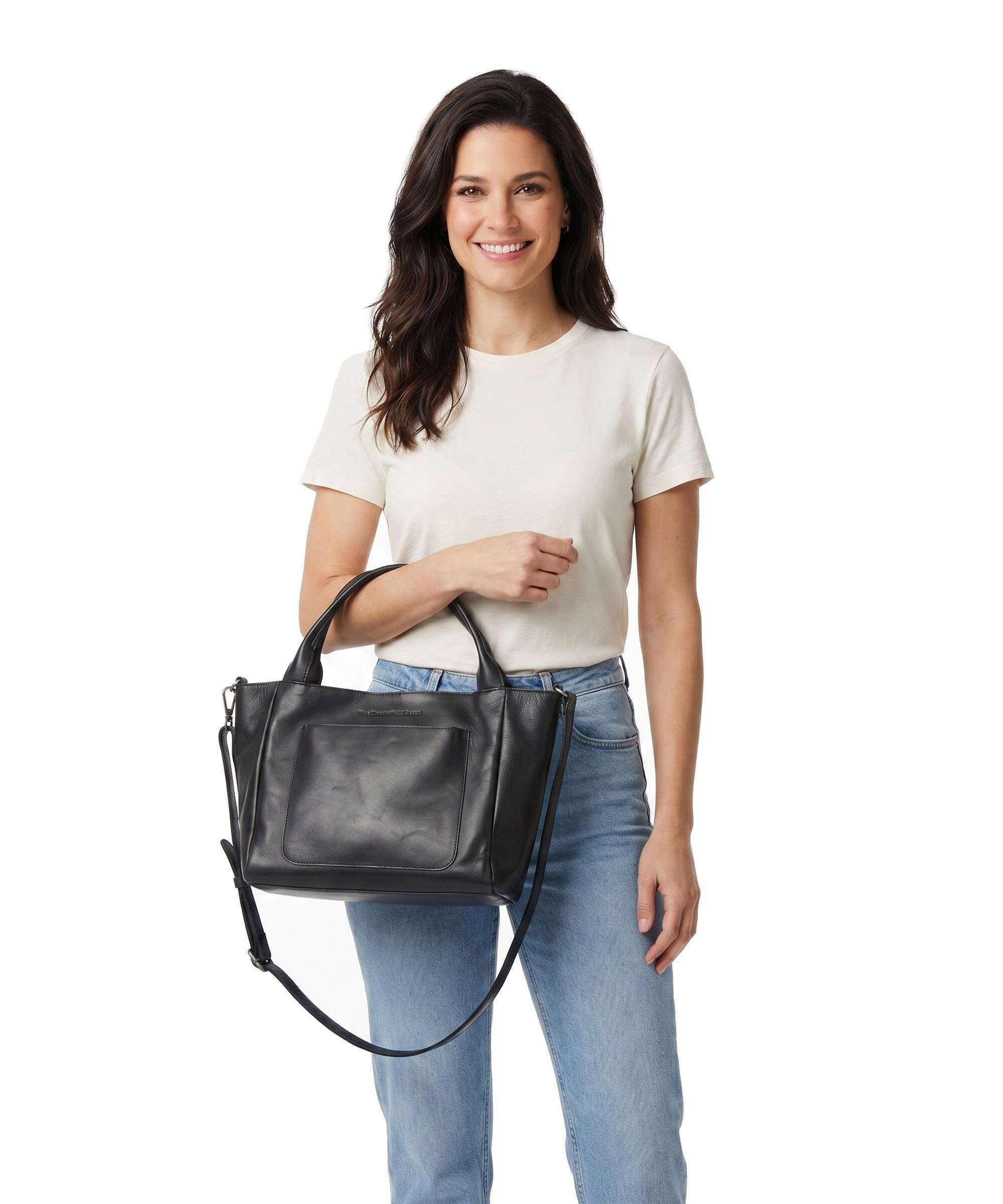 The Chesterfield Brand Wax Pull Up Cow Tenara Shoulder bag black - Image 3