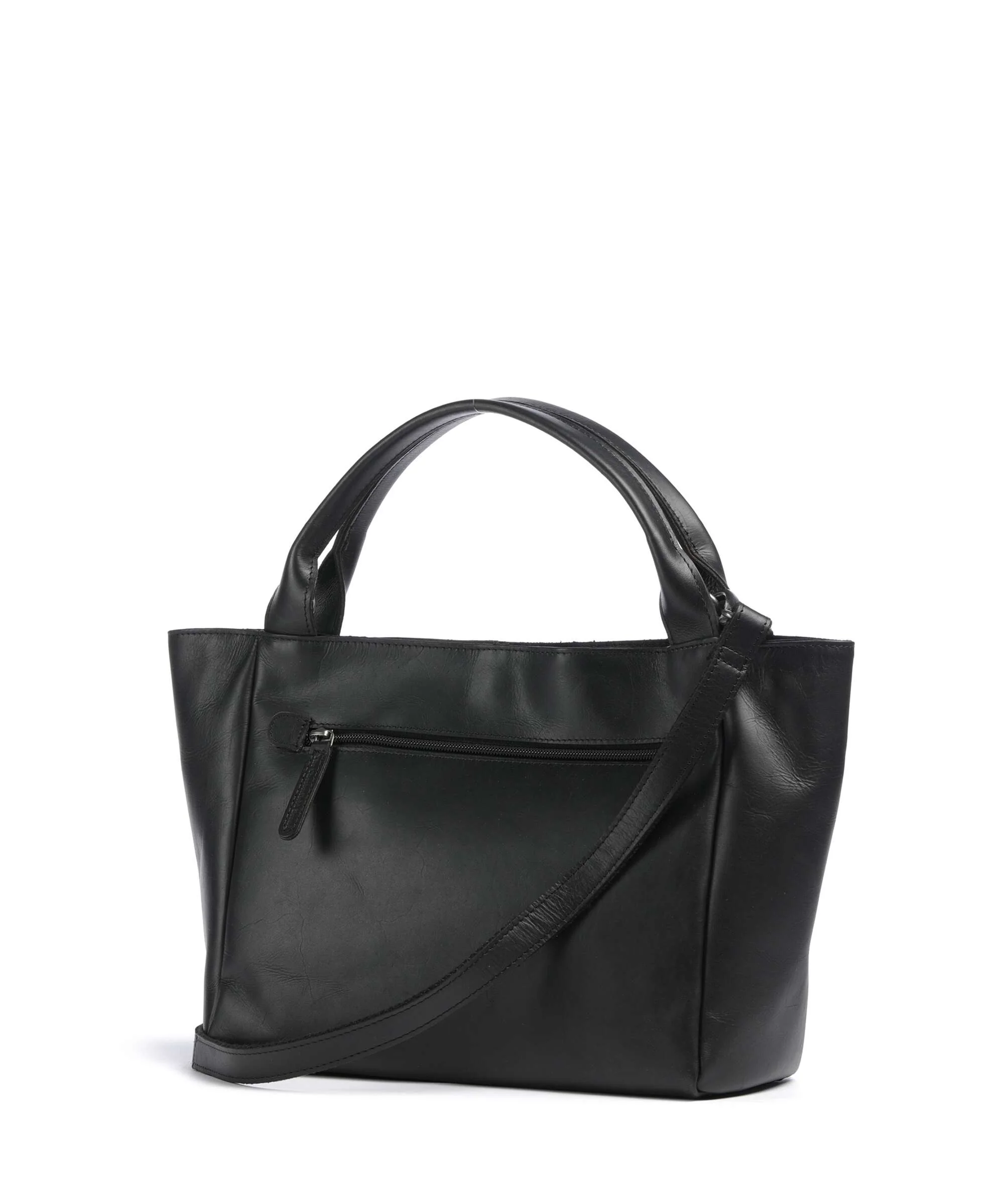The Chesterfield Brand Wax Pull Up Cow Tenara Shoulder bag black - Image 4