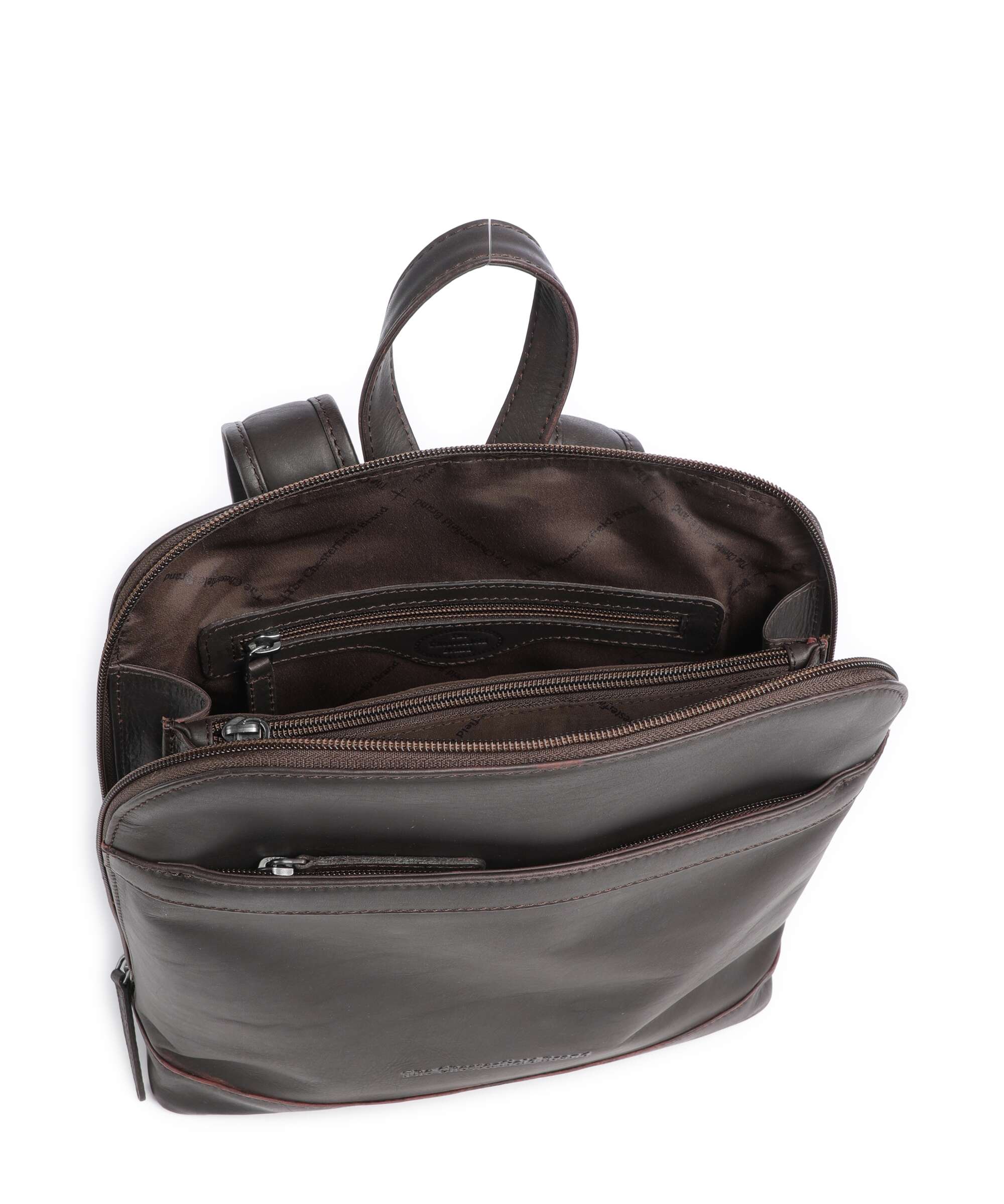 The Chesterfield Brand Wax Pull Up Cow Tigris Backpack brown - Image 5