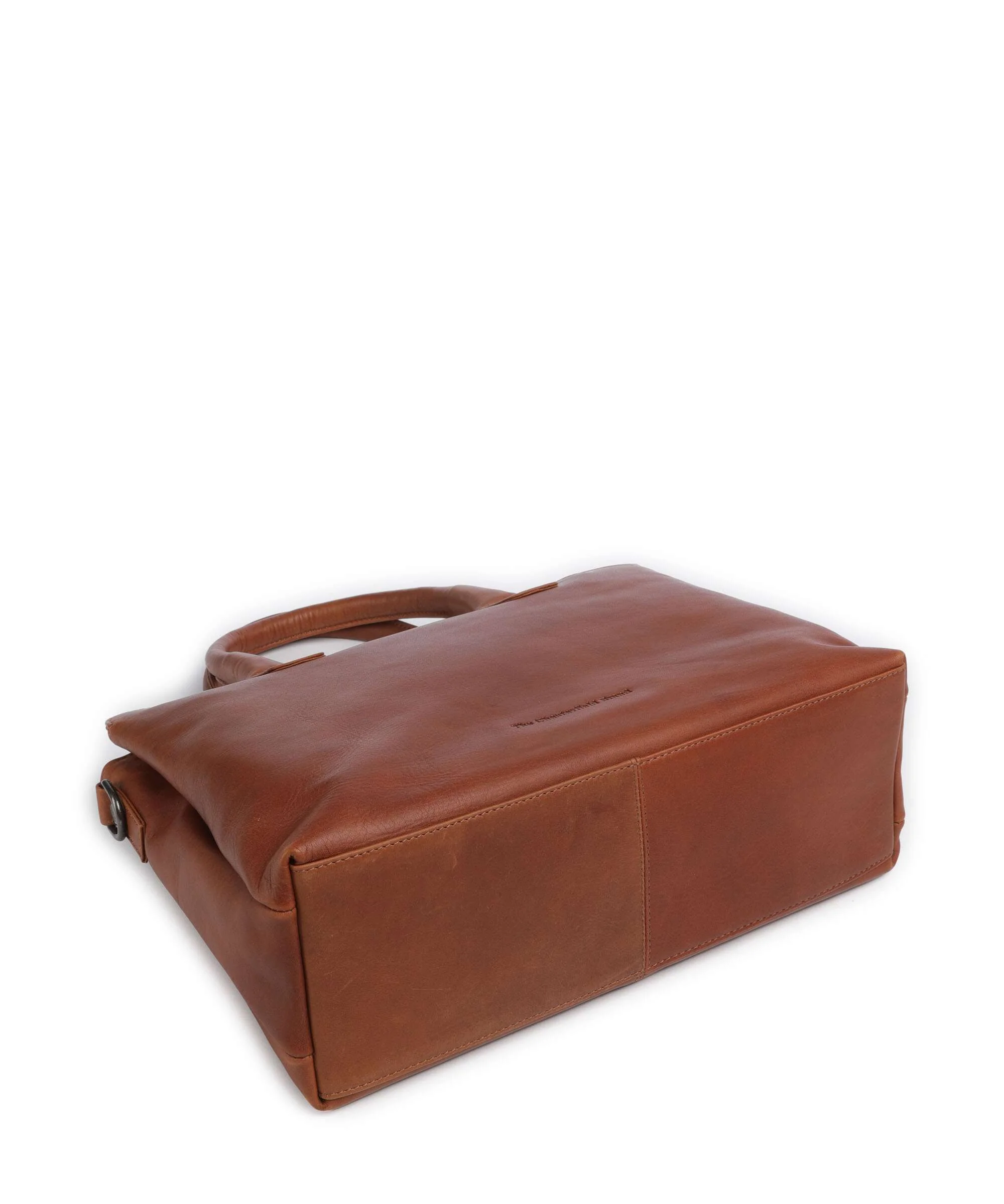 The Chesterfield Brand Wax Pull Up Cow Valmonte Handbag cognac - Image 5