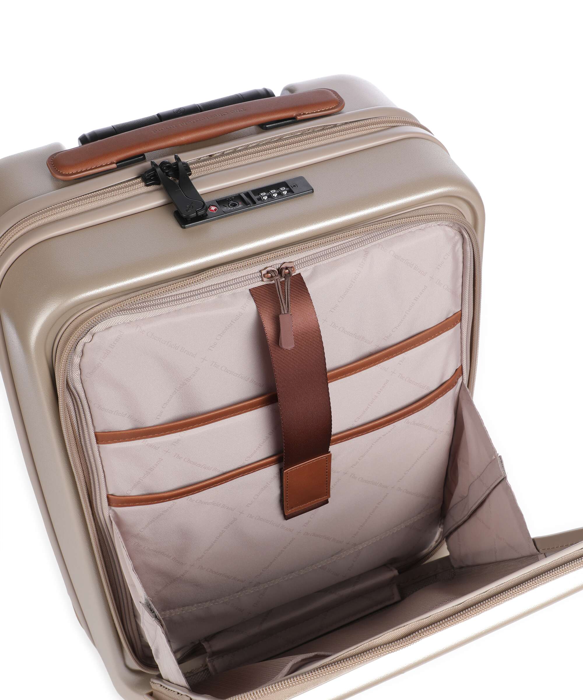 The Chesterfield Brand Zuna Suitcase set (4 wheels) champagne - Image 4