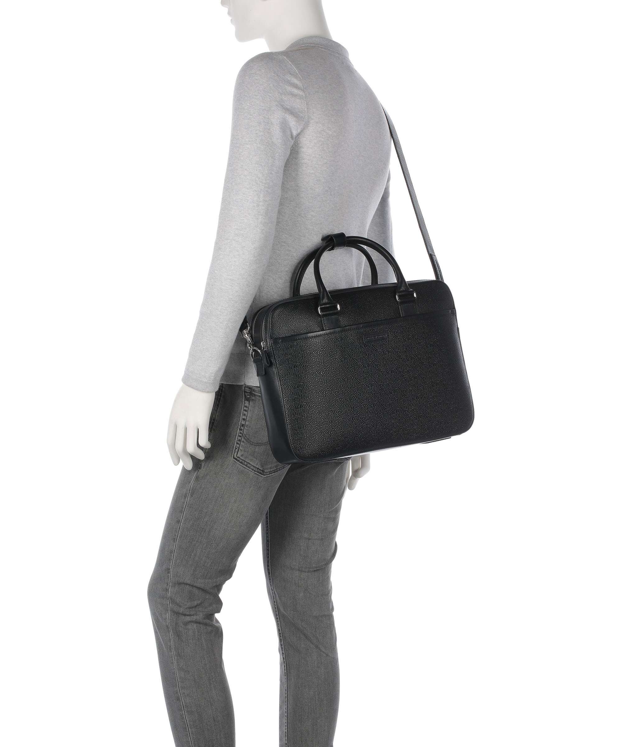 Tiger of Sweden Burin Briefcase black - Image 3
