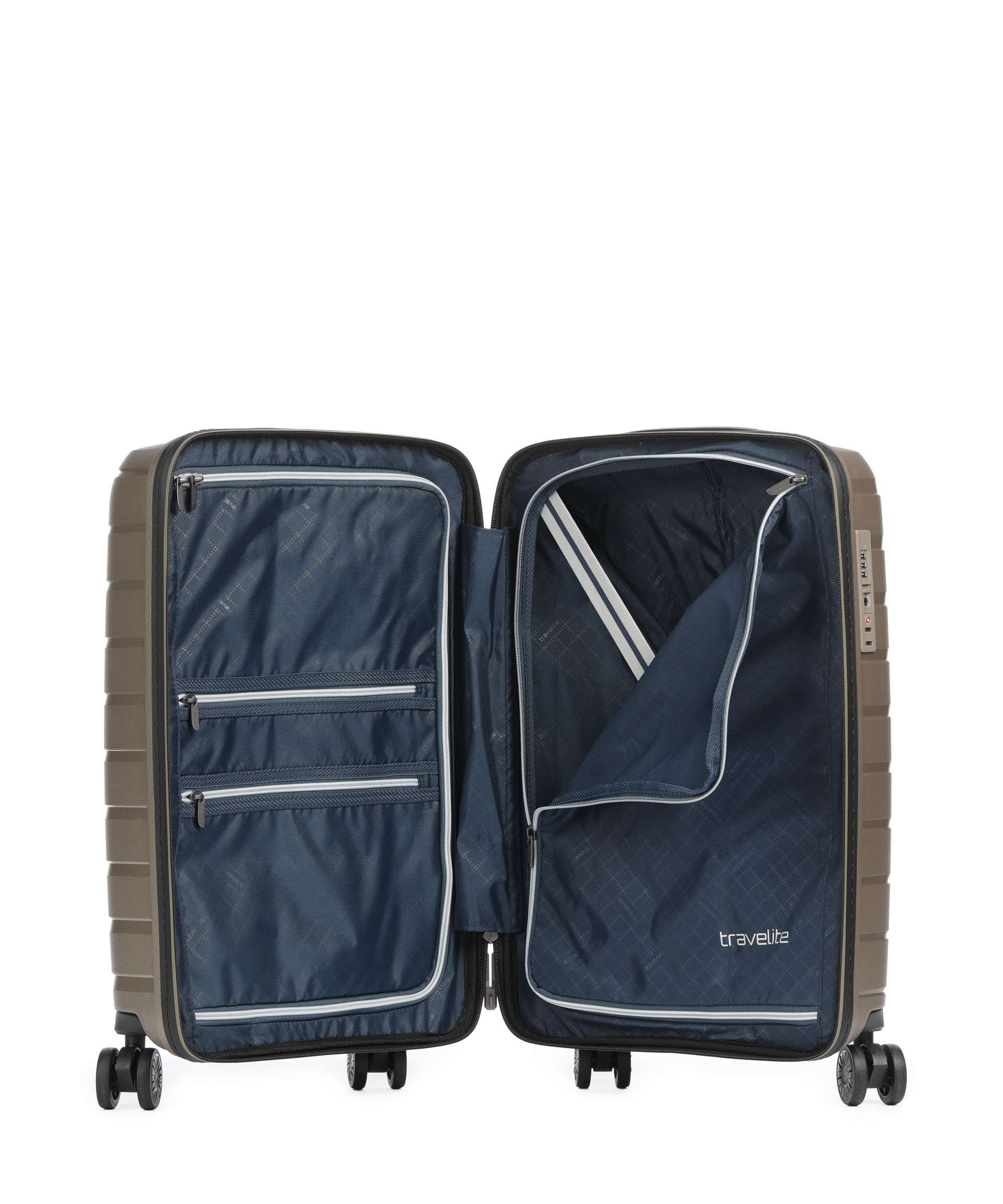 Travelite Air Base Spinner (4 wheels) champagne - Image 5