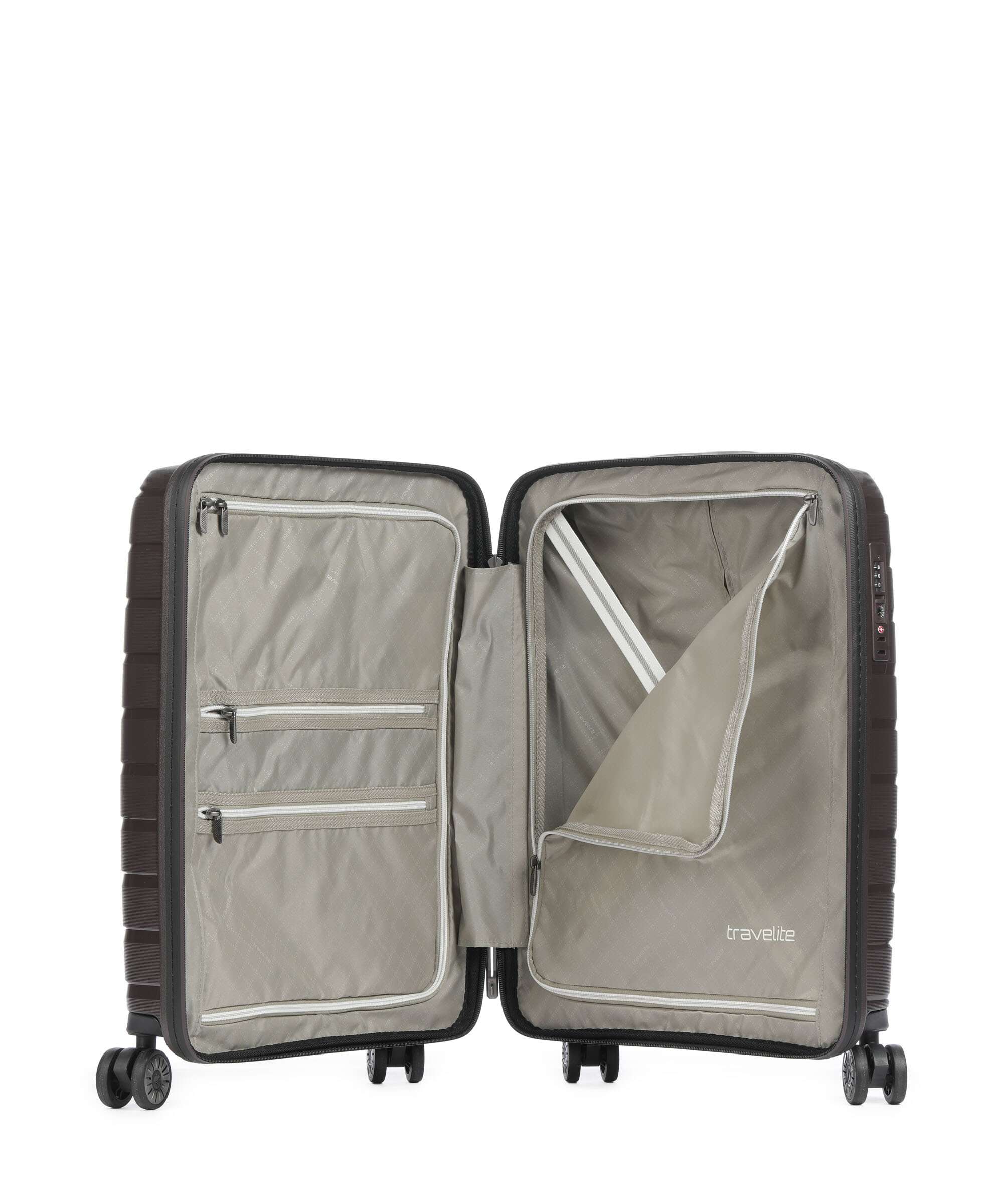 Travelite Air Base Spinner (4 wheels) coffee - Image 5