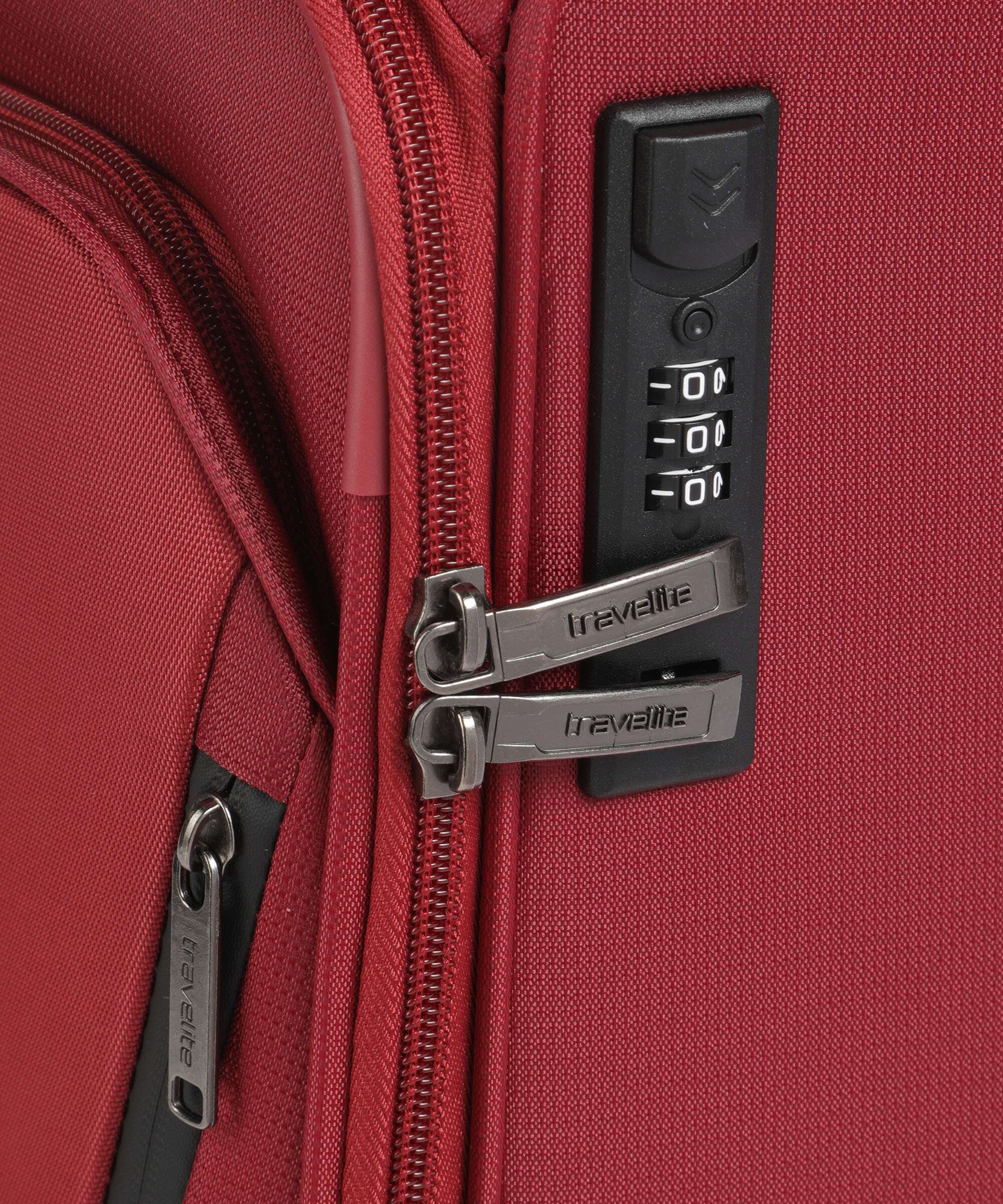Travelite Cabin Easy 2 Trolley (2 wheels) rot - Image 3