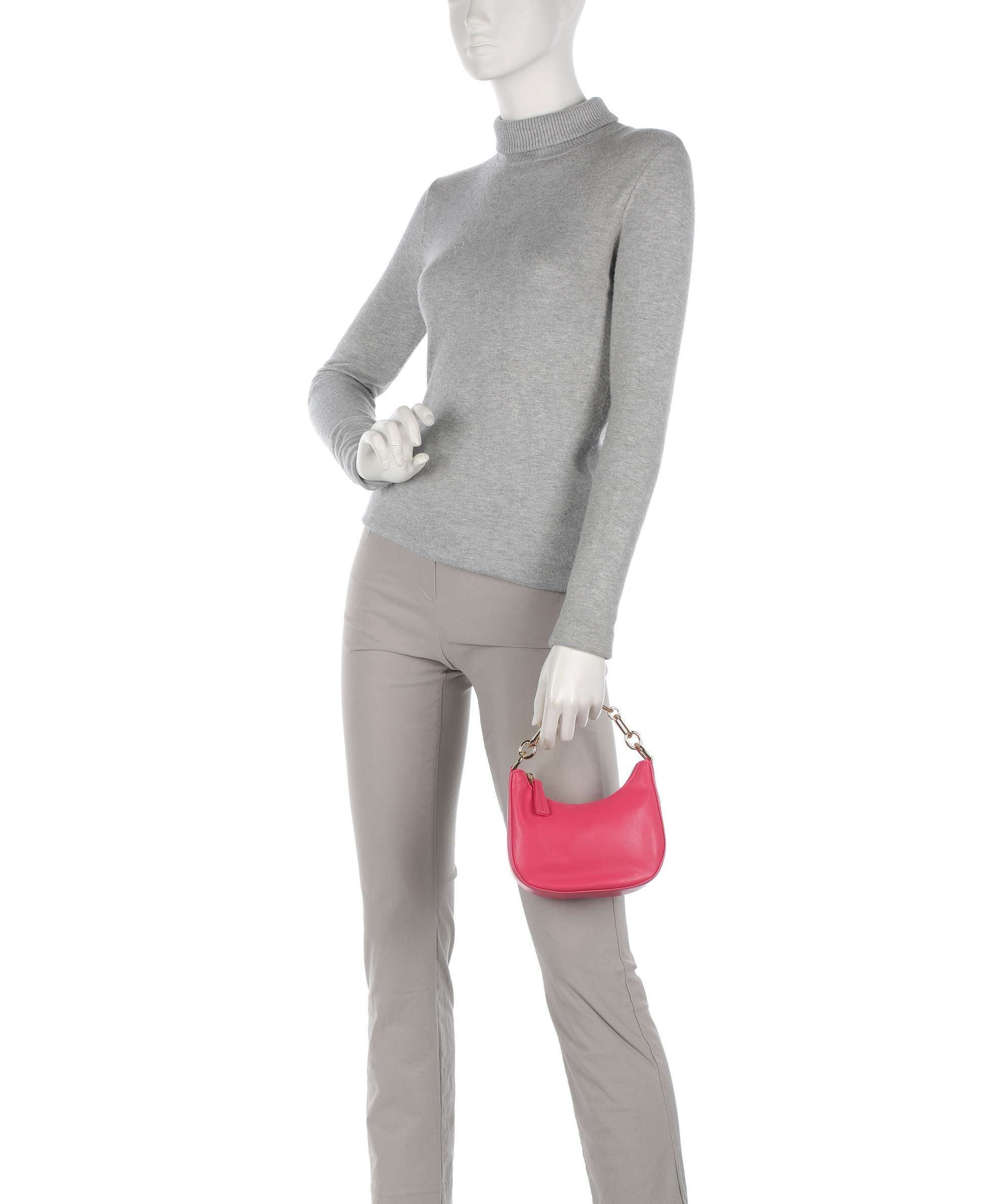 Twinset Croissant Handbag bright rose - Image 3