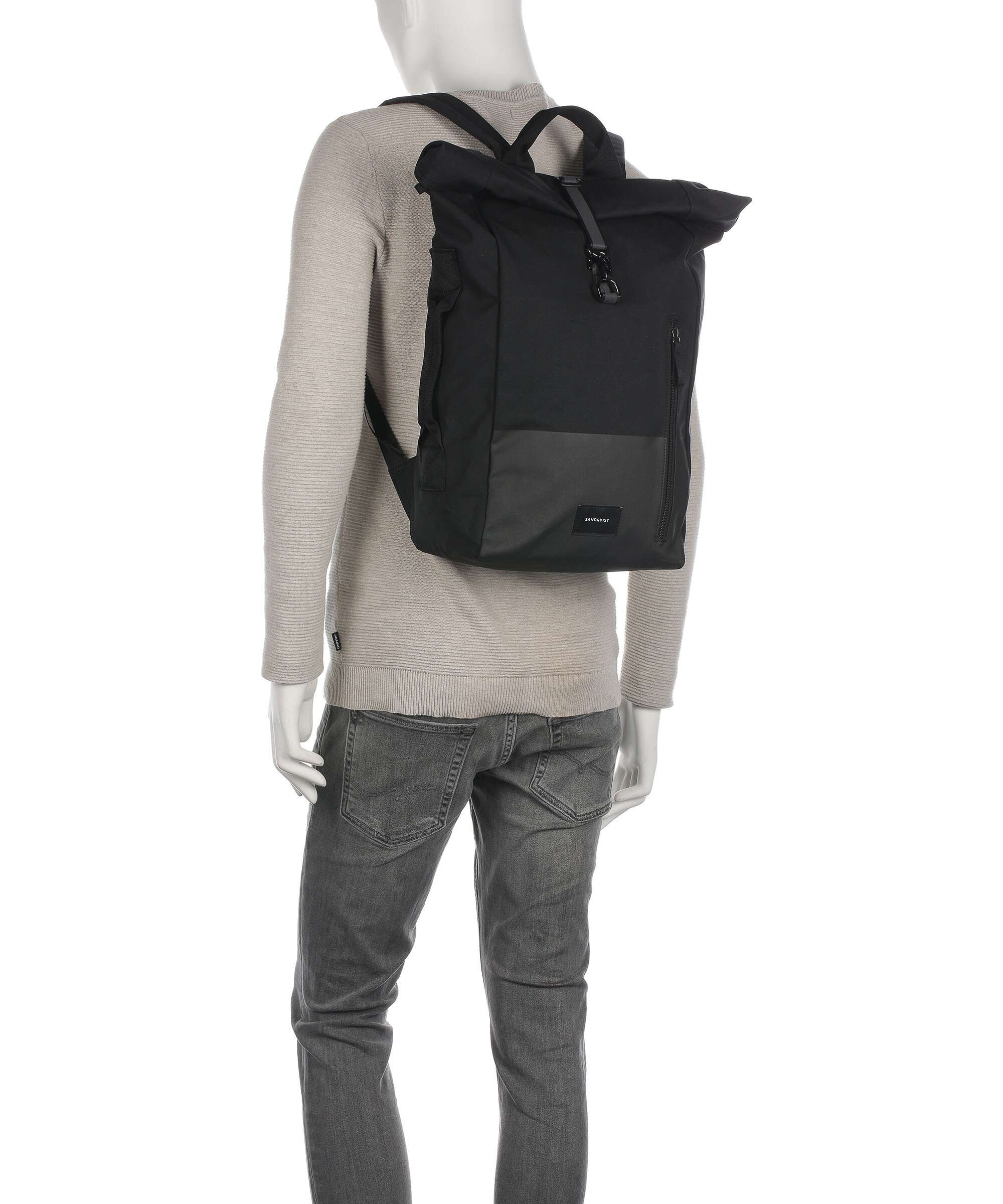 Ucon Acrobatics Aloe Hajo Medium Rolltop backpack sand/black - Image 4