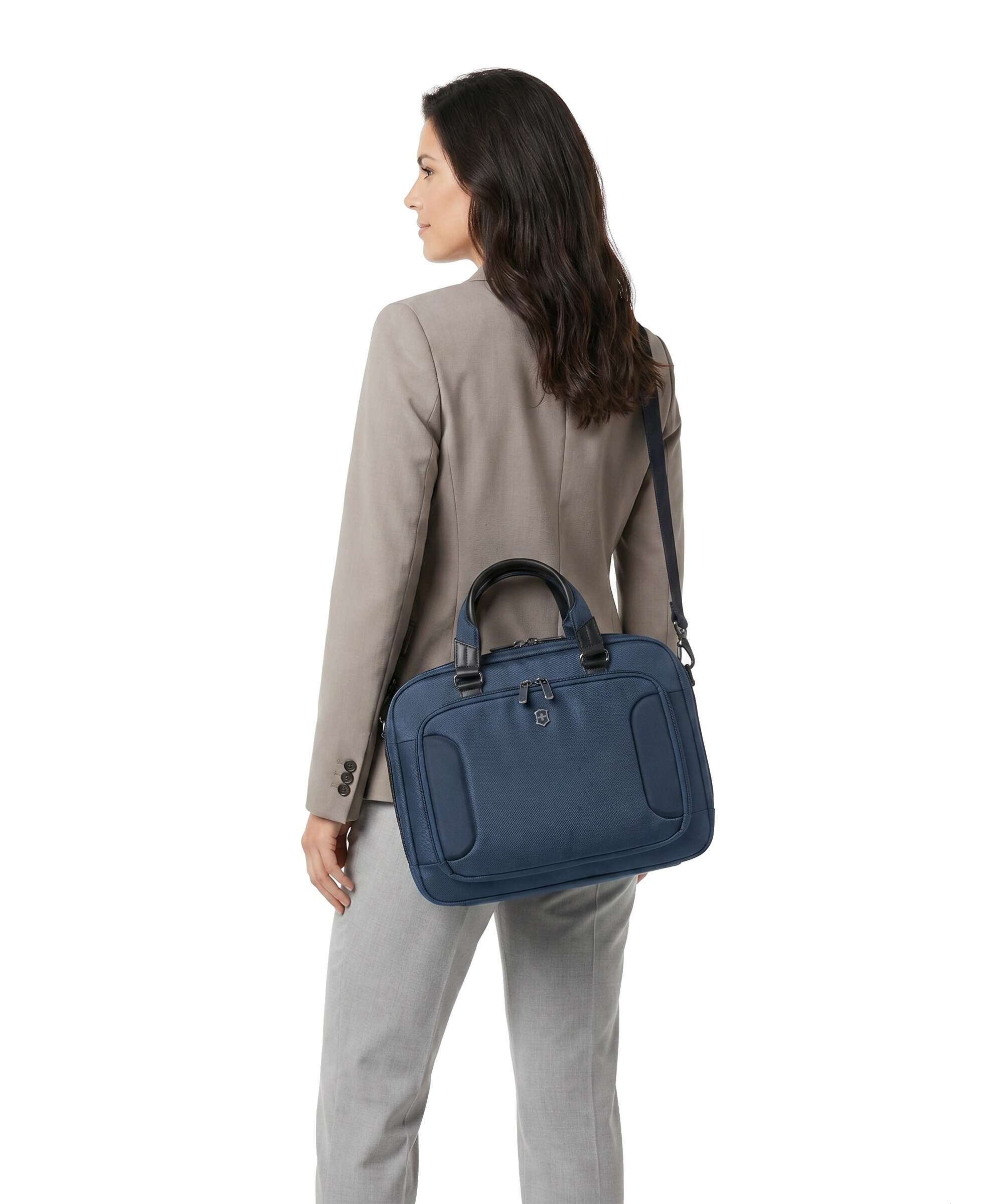 Victorinox Werks Traveler 7.0 Compact Briefcase navy blue - Image 3