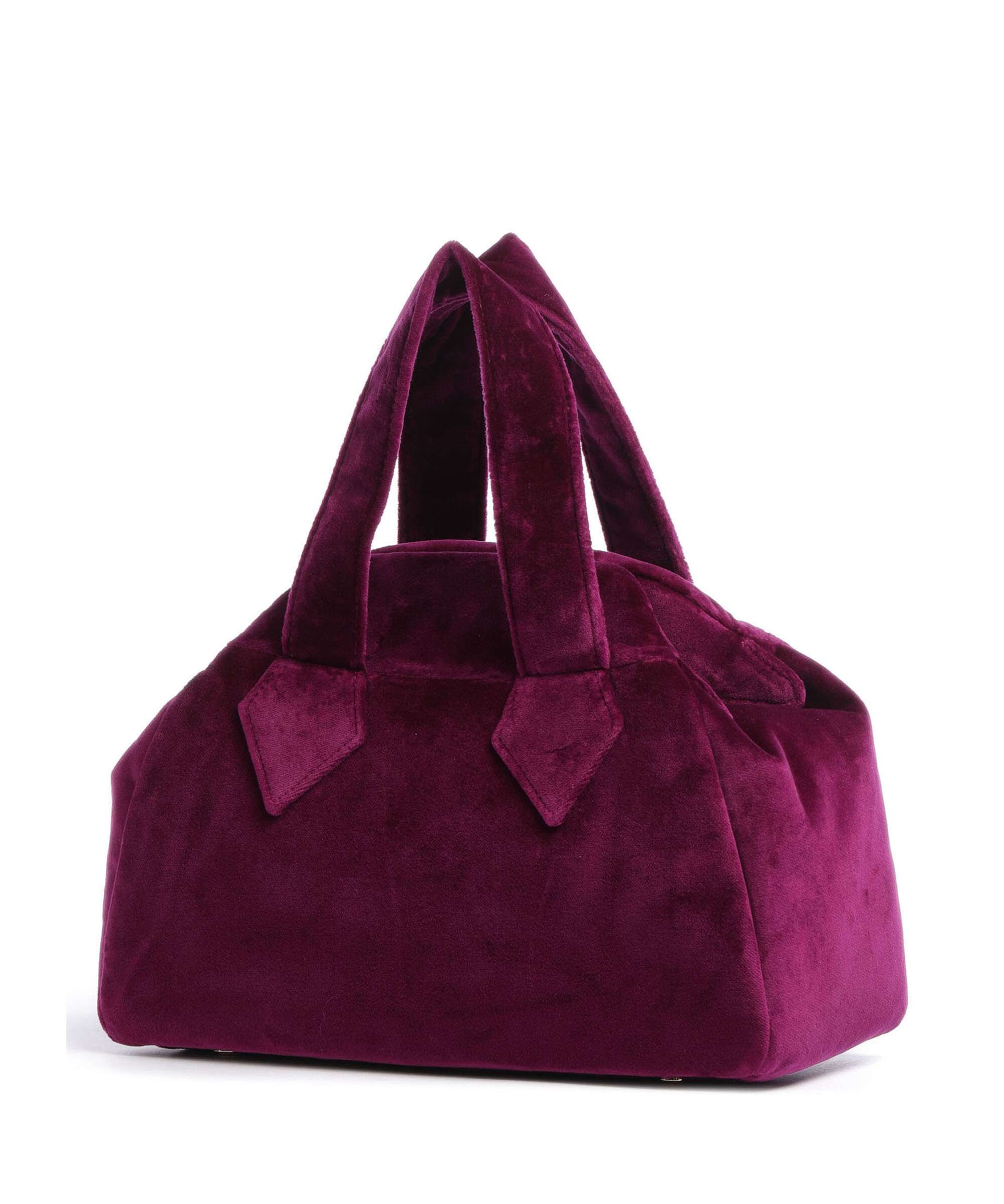 Vivienne Westwood Archive Velvet Medium Handbag purple - Image 2