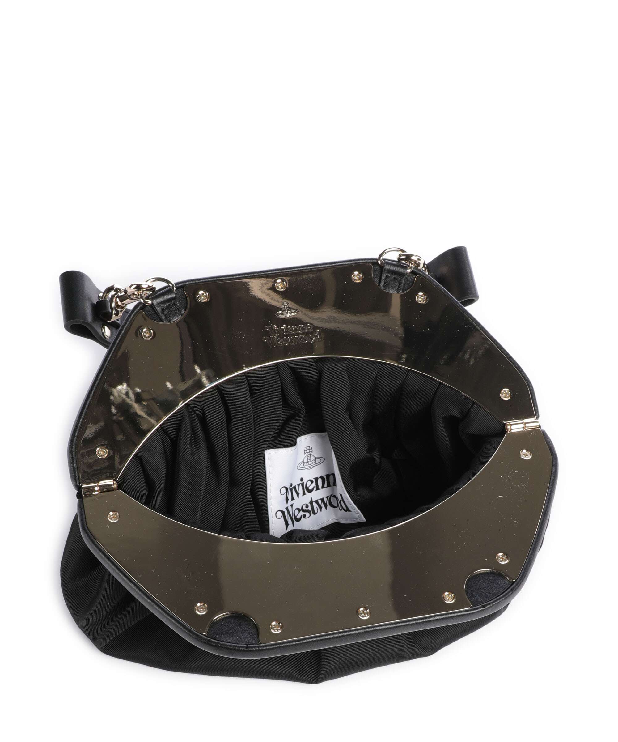 Vivienne Westwood Brooke Moire Crossbody bag black - Image 6