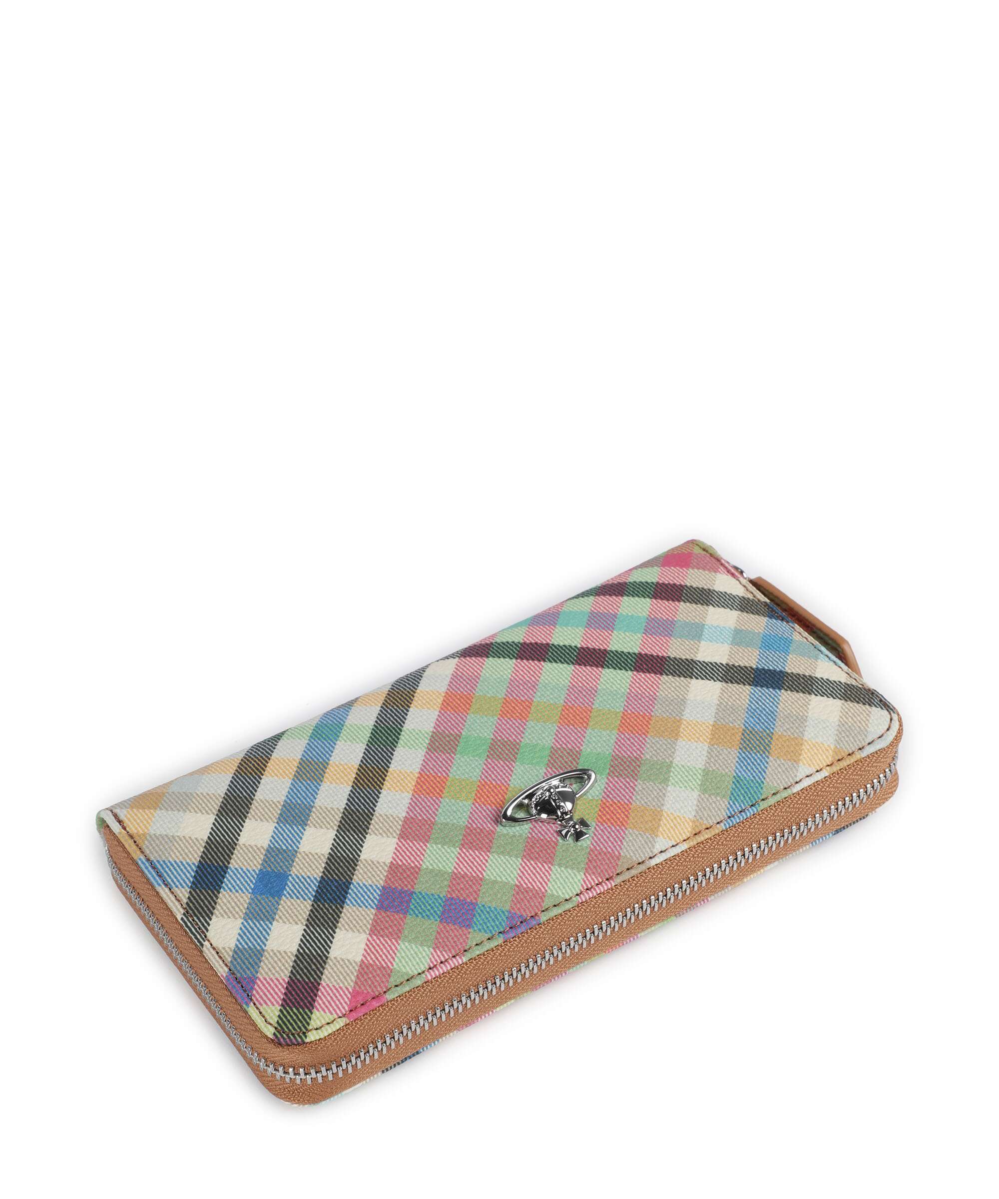Vivienne Westwood Buccia D'Arancia Classic Wallet heather plaid - Image 4