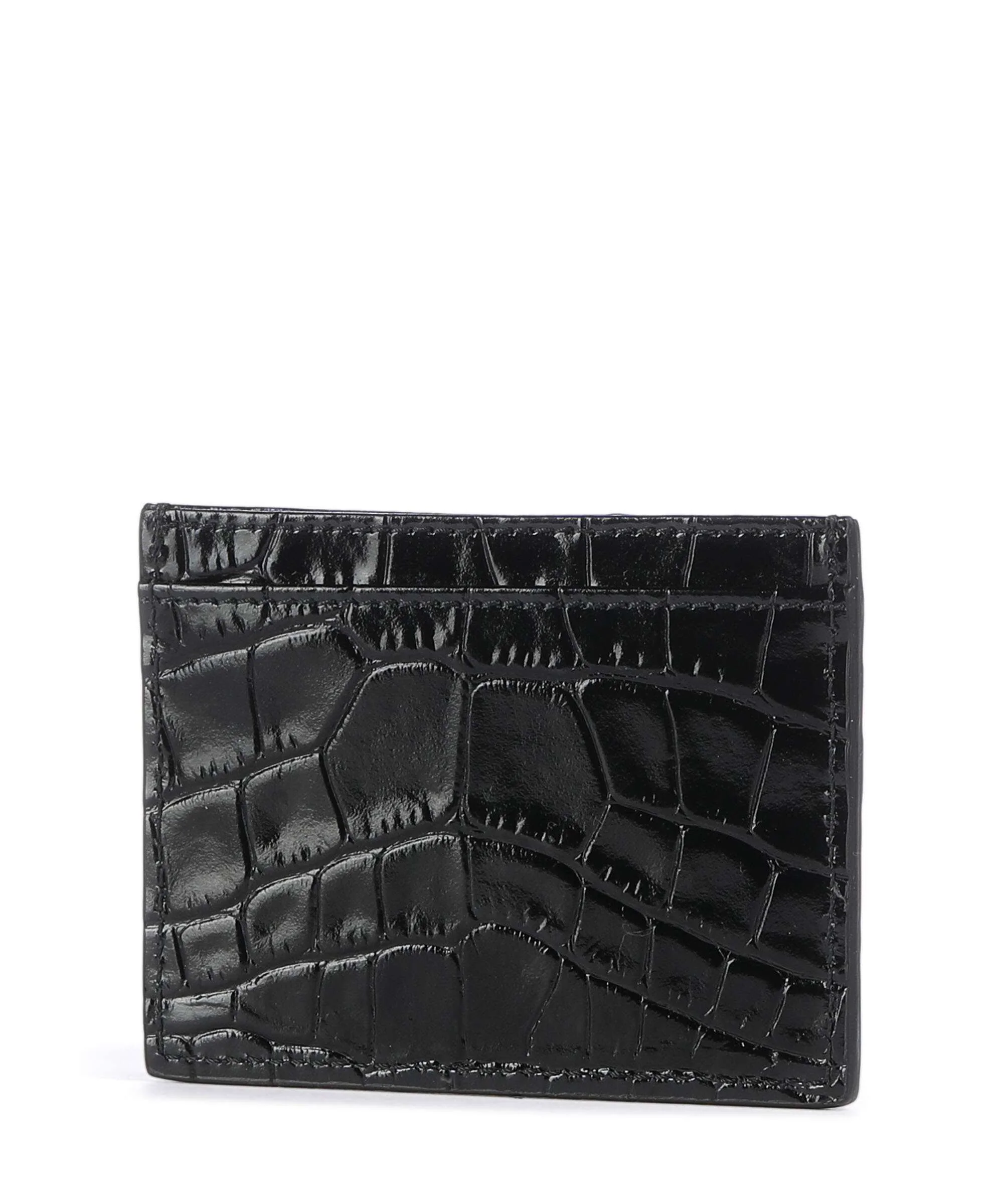 Vivienne Westwood Embossed Croc Credit card holder black - Image 2