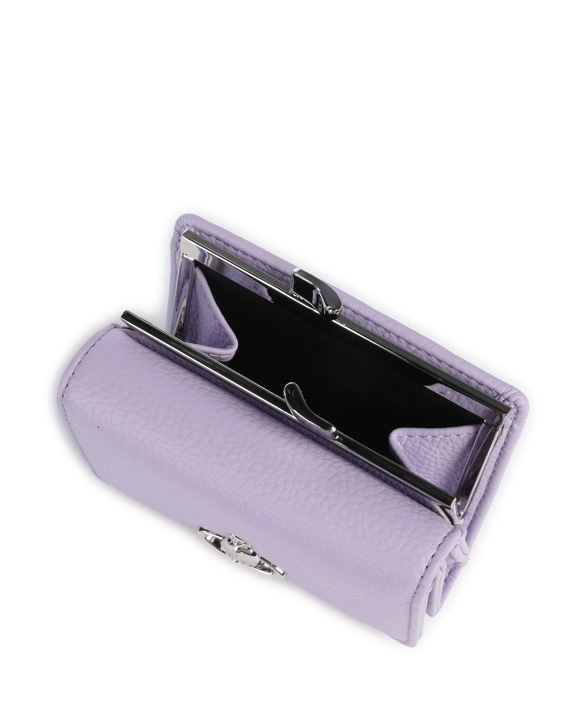 Vivienne Westwood Frame Grain Small Wallet lilac - Image 3