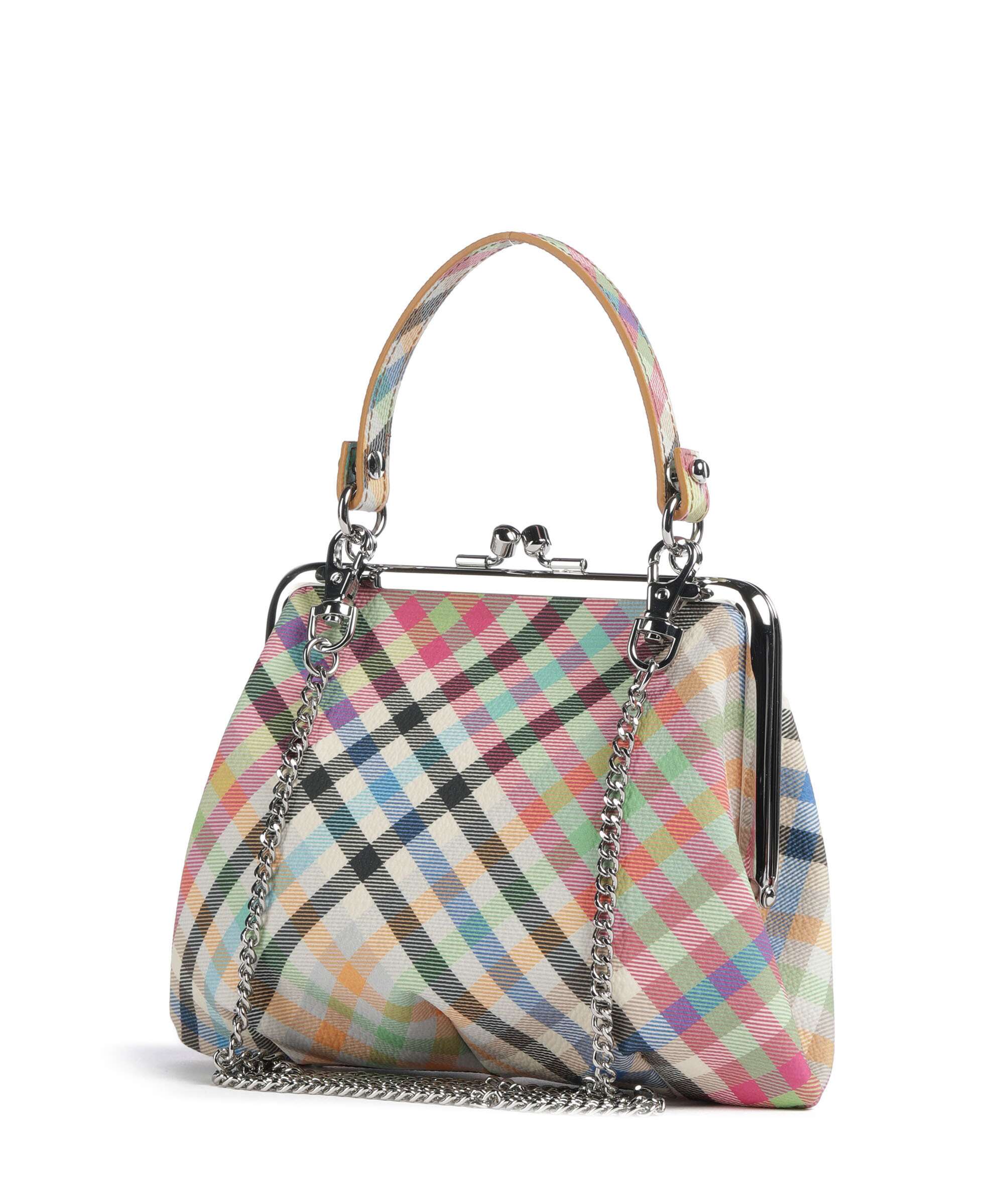 Vivienne Westwood Granny Frame Buccia D'Arancia Handbag heather plaid - Image 2
