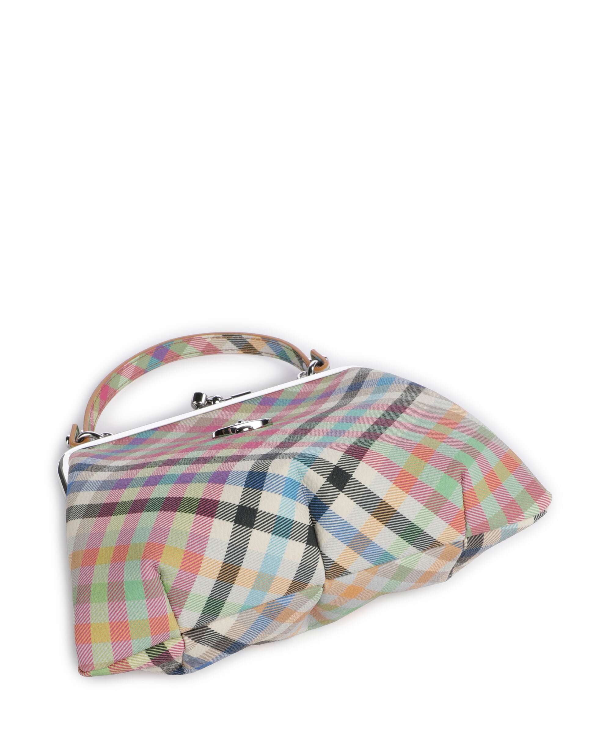 Vivienne Westwood Granny Frame Buccia D'Arancia Handbag heather plaid - Image 5