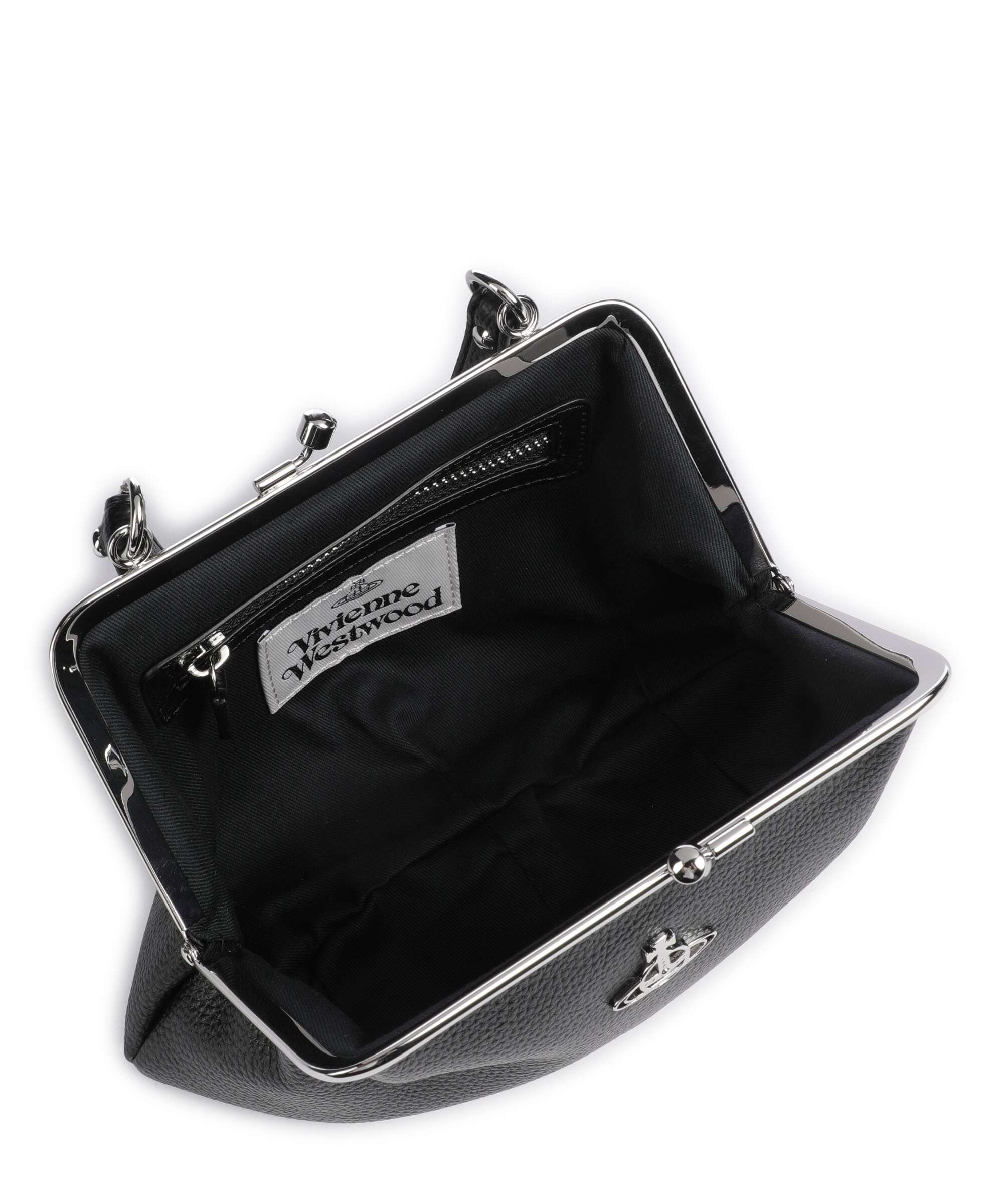Vivienne Westwood Granny Frame Grain Crossbody bag black - Image 6