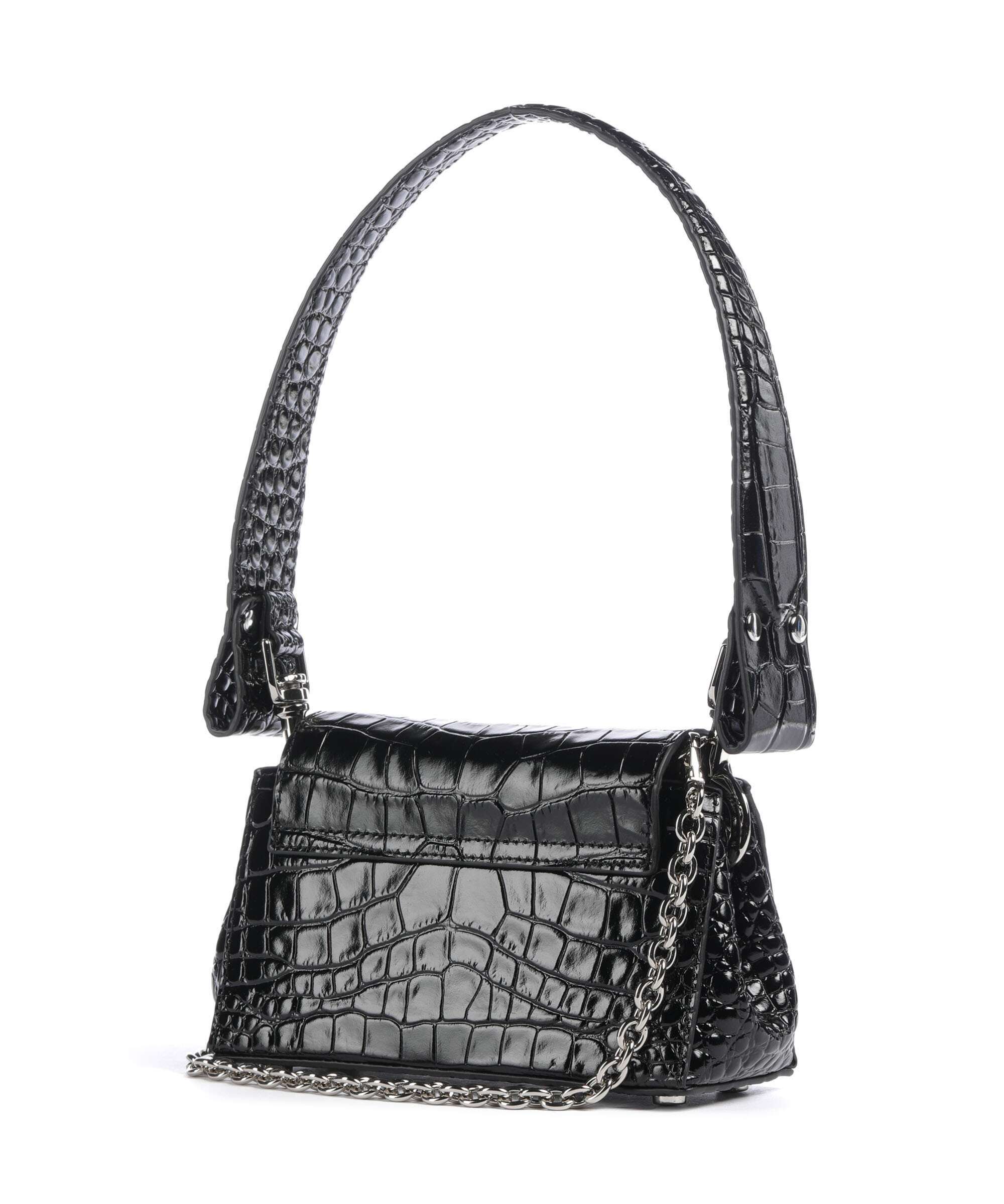 Vivienne Westwood Hazel Embossed Croc Small Shoulder bag black - Image 2